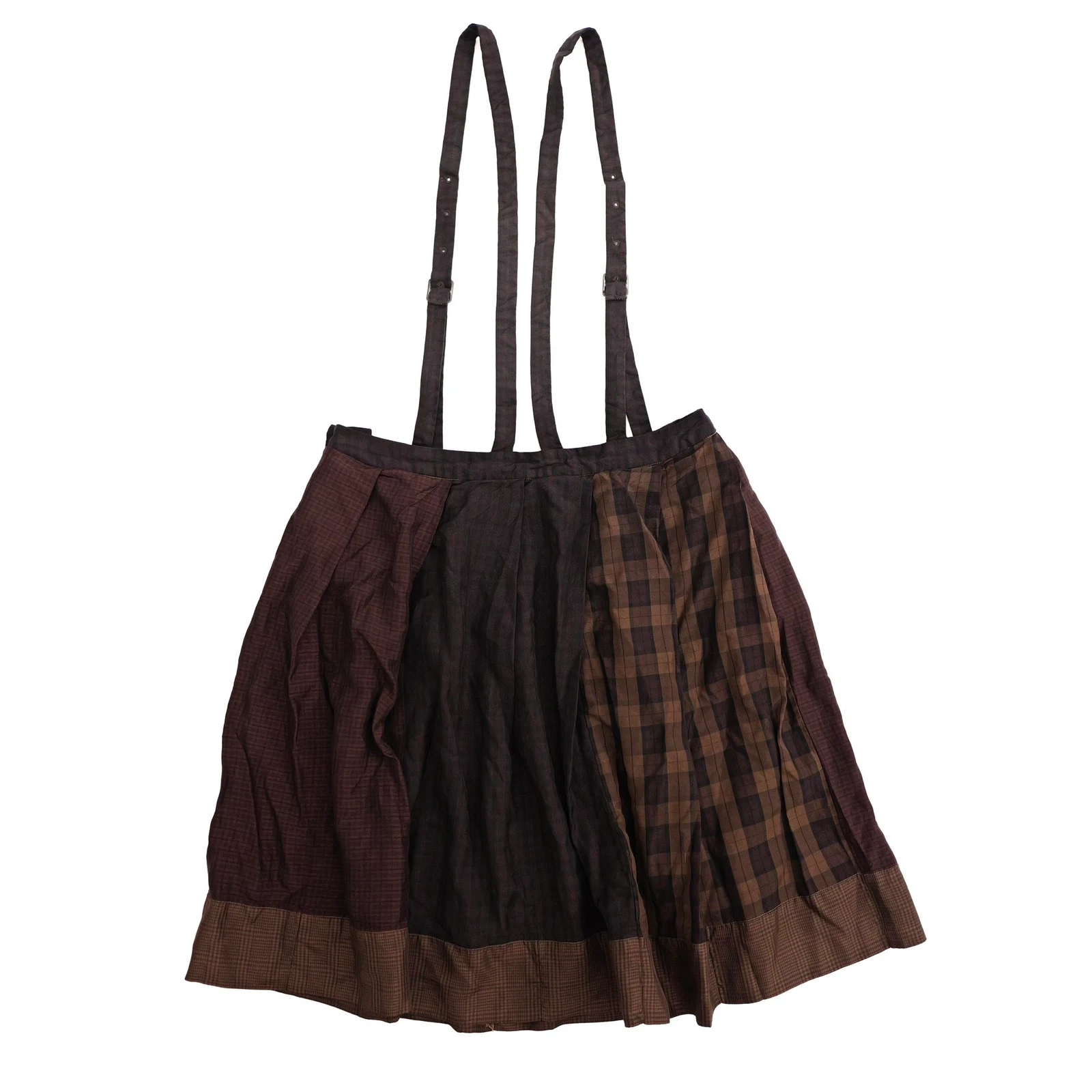 TSUMORI CHISATO Jupe mi-longue Marron vintage, passéist — photo 11