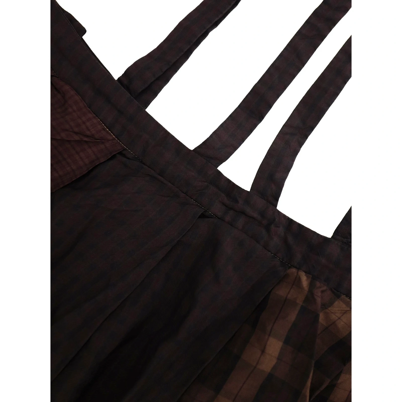 TSUMORI CHISATO Jupe mi-longue Marron vintage, passéist — photo 13