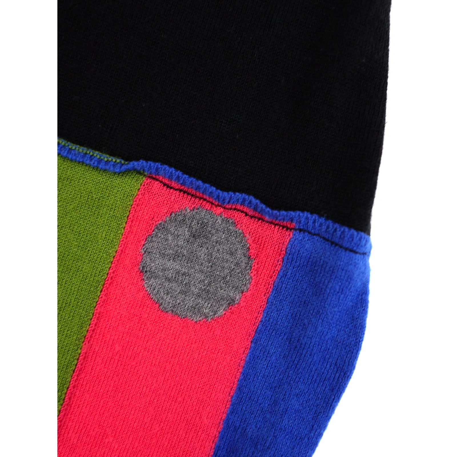COMME DES GARÇONS Echarpe en laine Noir vintage, passéist — photo 6