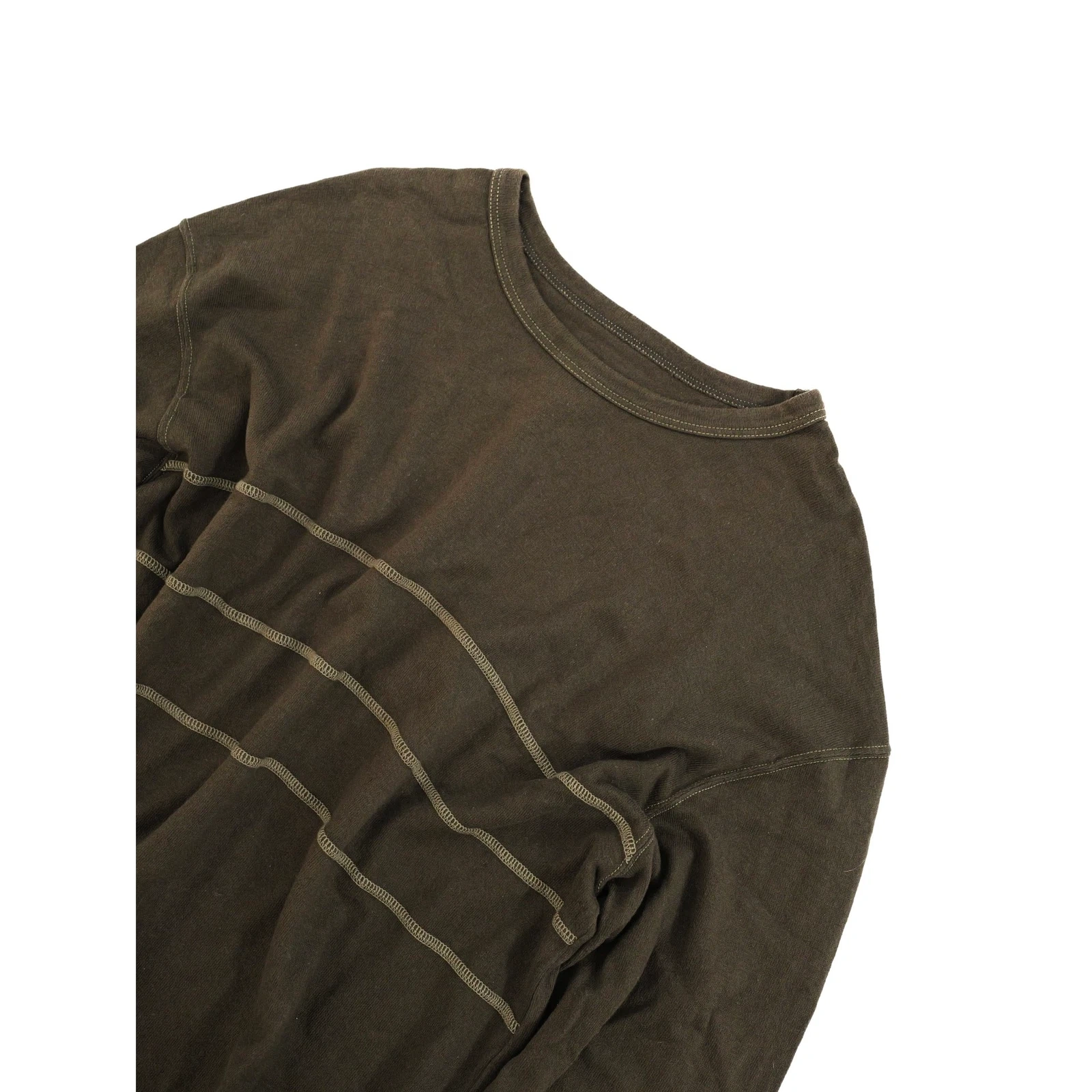 ISSEY MIYAKE Sweat Kaki vintage, passéist — photo 2