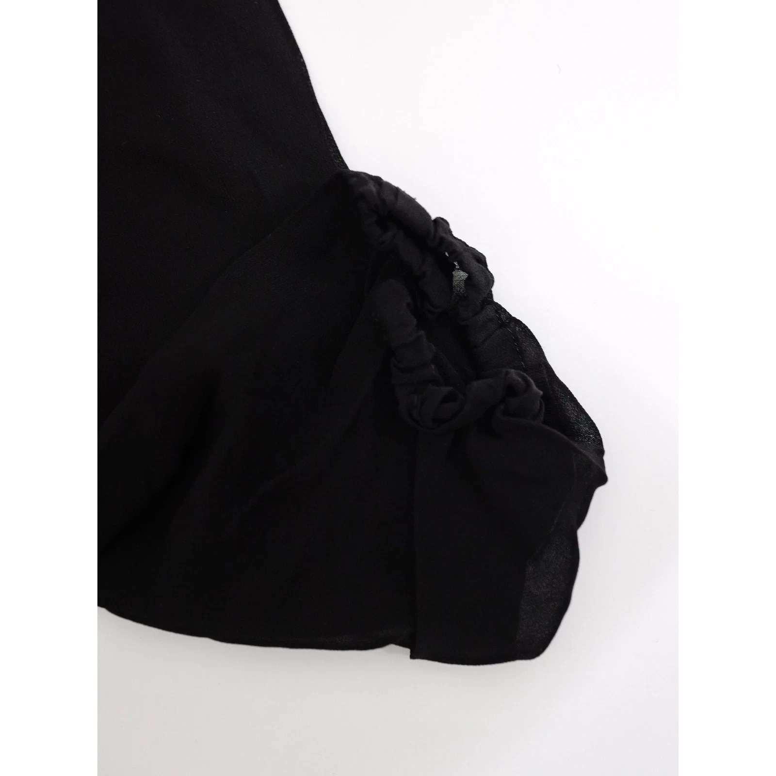 COMME DES GARÇONS Robe longue Noir vintage, passéist — photo 4