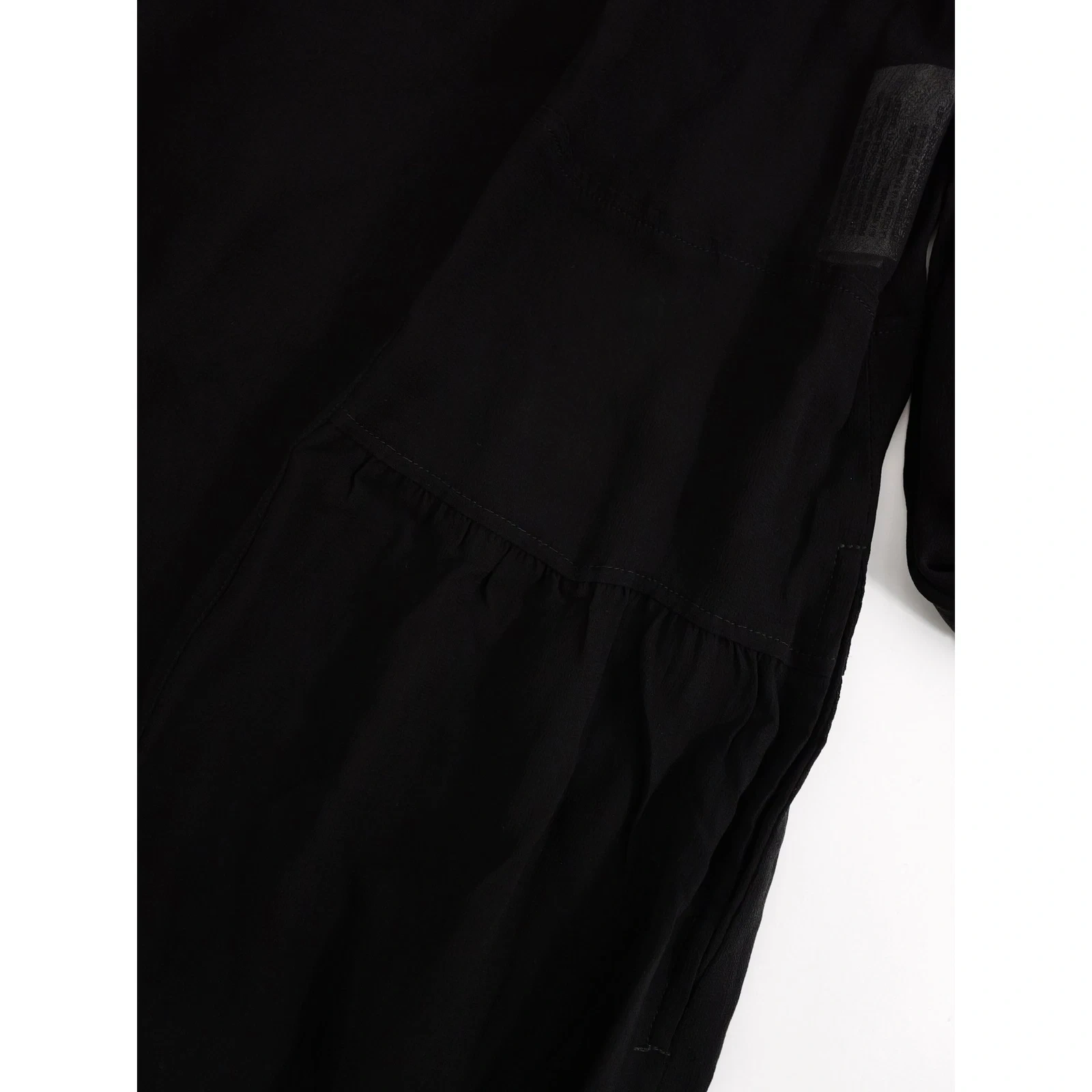 COMME DES GARÇONS Robe longue Noir vintage, passéist — photo 5