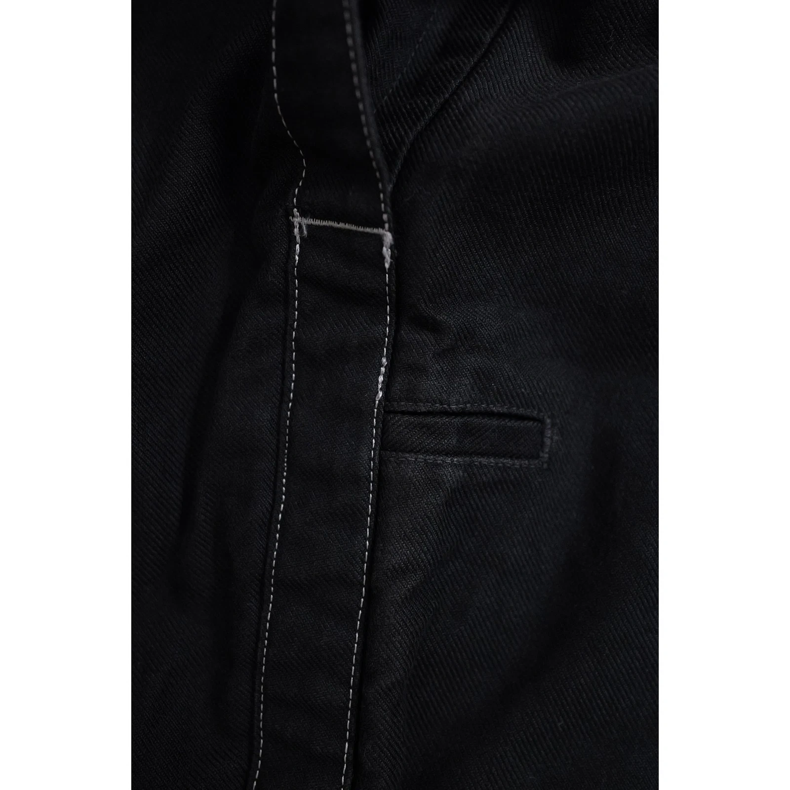 YOHJI YAMAMOTO Pantalon Noir vintage, passéist — photo 6