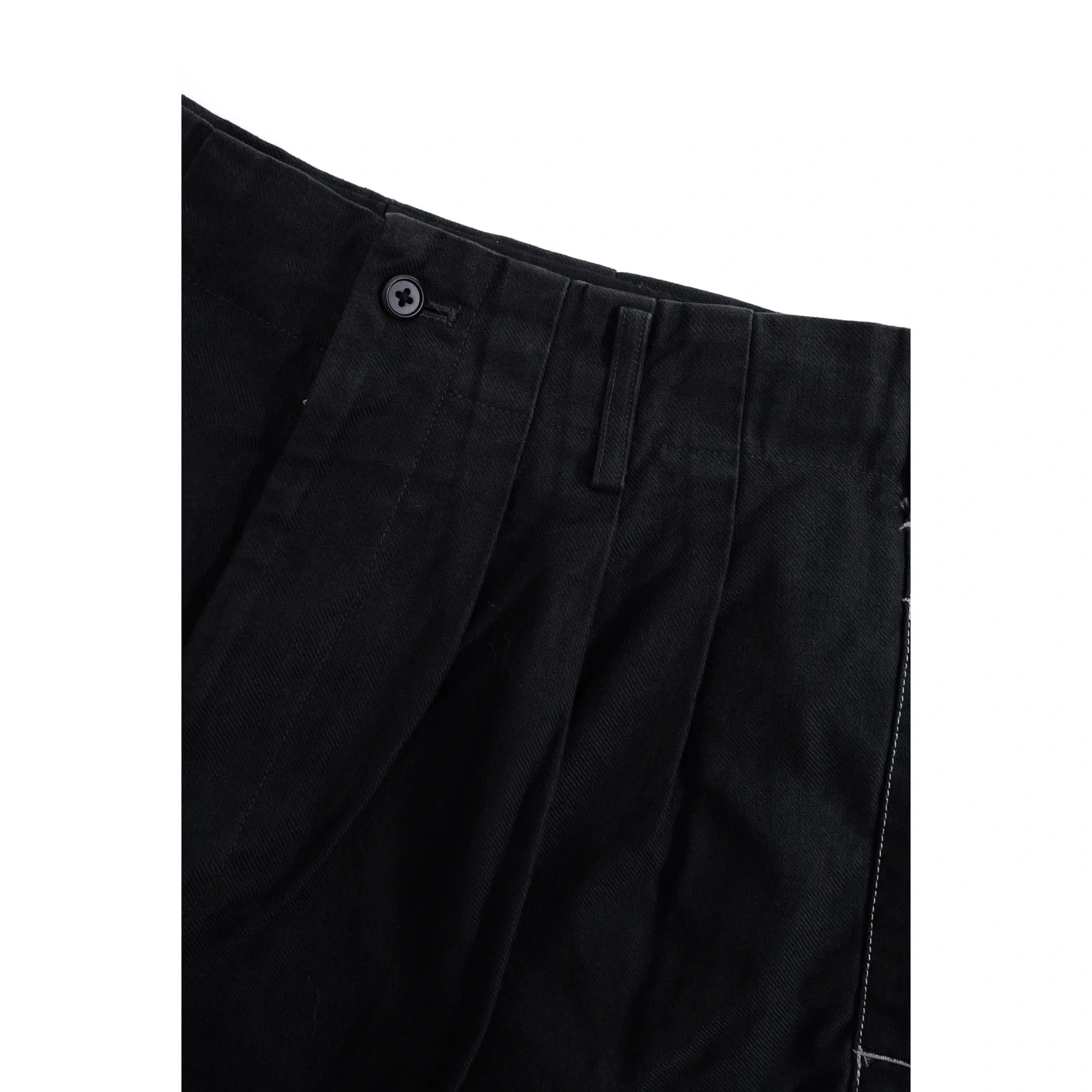 YOHJI YAMAMOTO Pantalon Noir vintage, passéist — photo 7