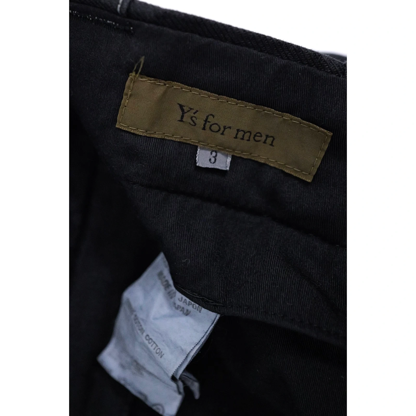 YOHJI YAMAMOTO Pantalon Noir vintage, passéist — photo 9