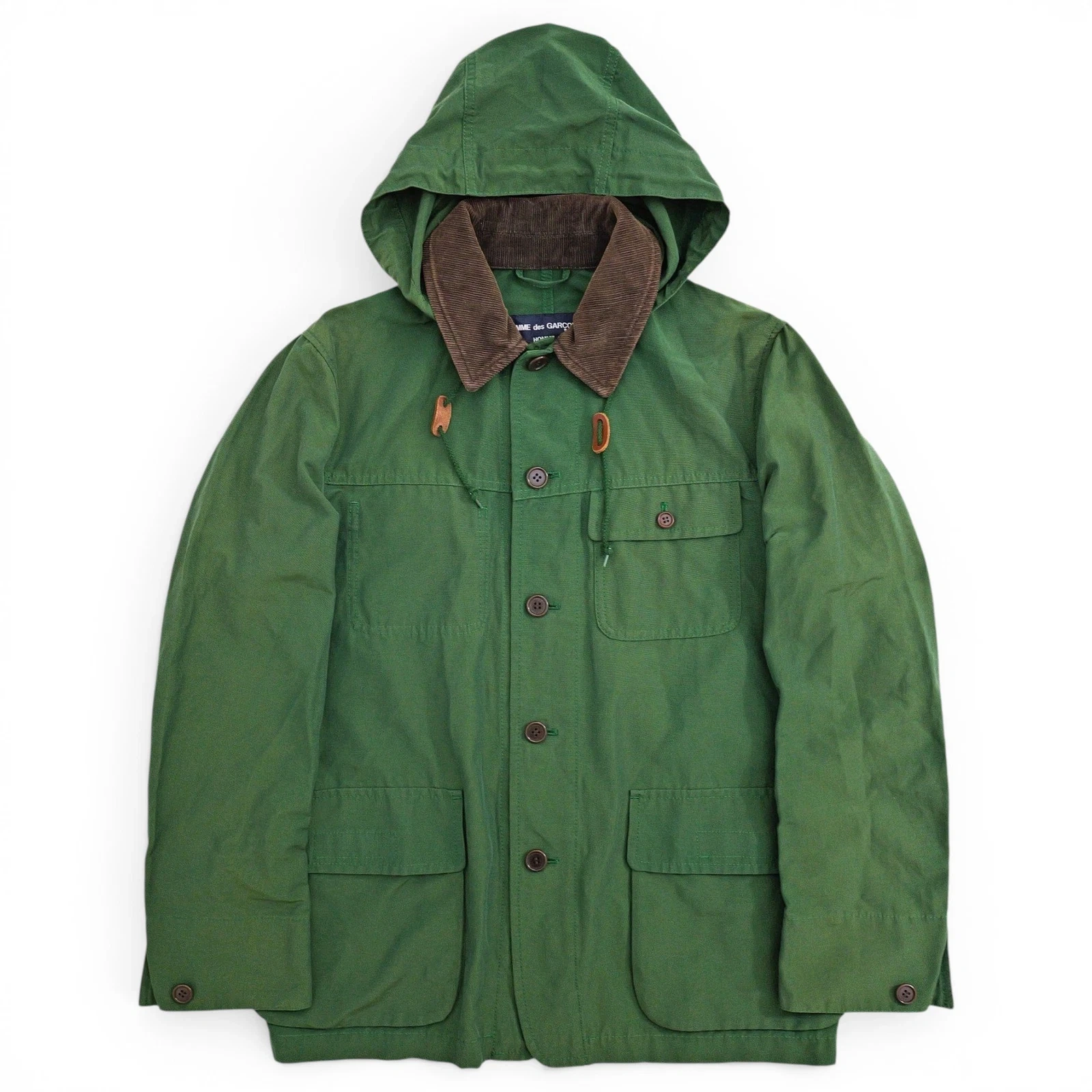 COMME DES GARÇONS Manteau Vert vintage, passéist — photo 1