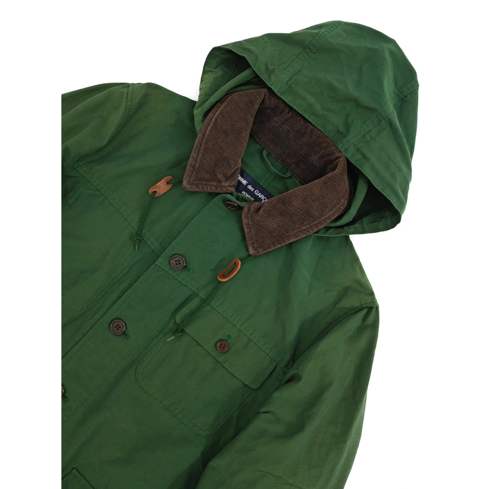 COMME DES GARÇONS Manteau Vert vintage, passéist — photo 13