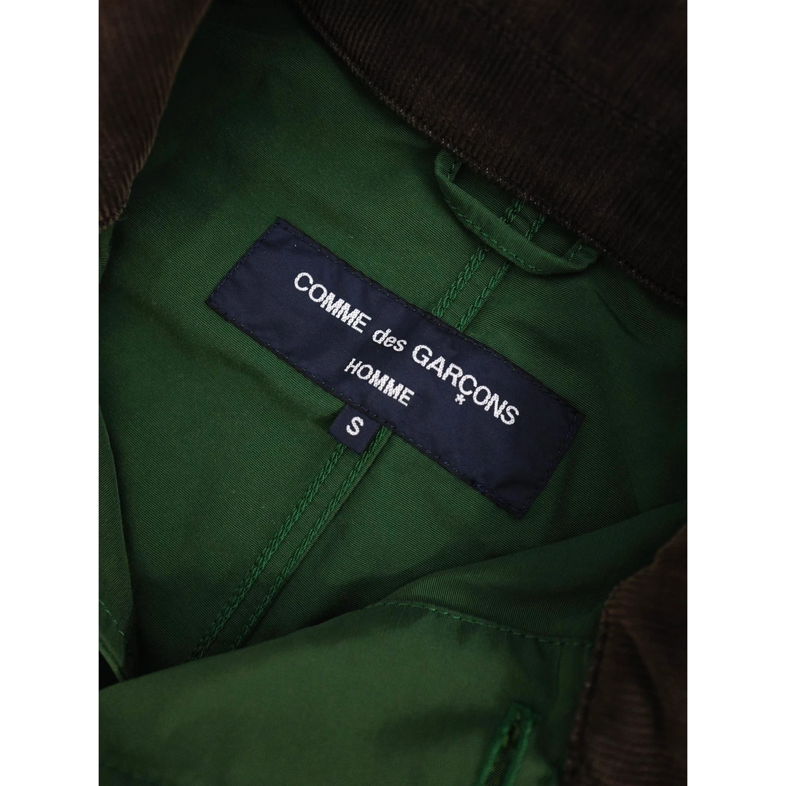 COMME DES GARÇONS Manteau Vert vintage, passéist — photo 4