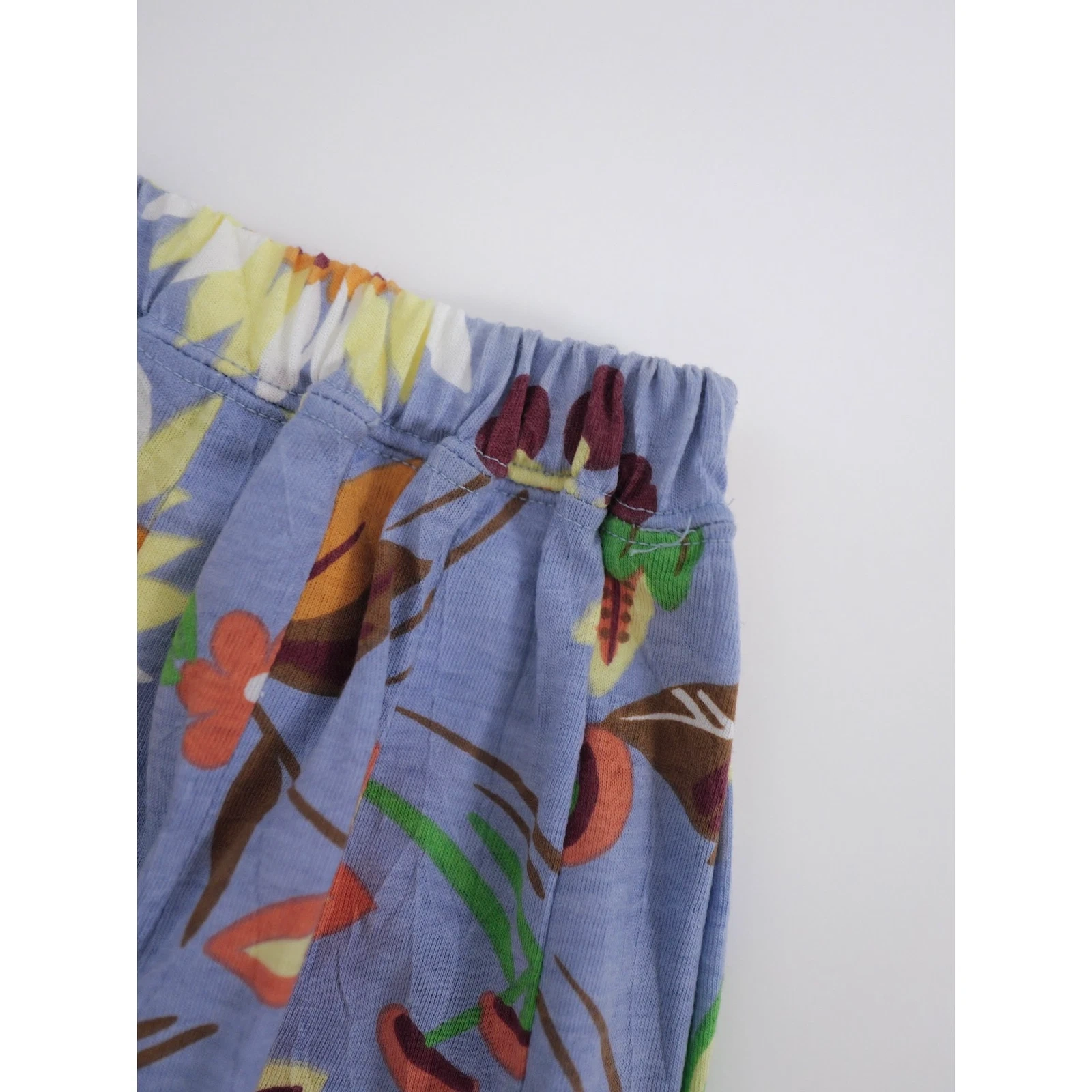 ISSEY MIYAKE Jupe mi-longue Bleu vintage, passéist — photo 7