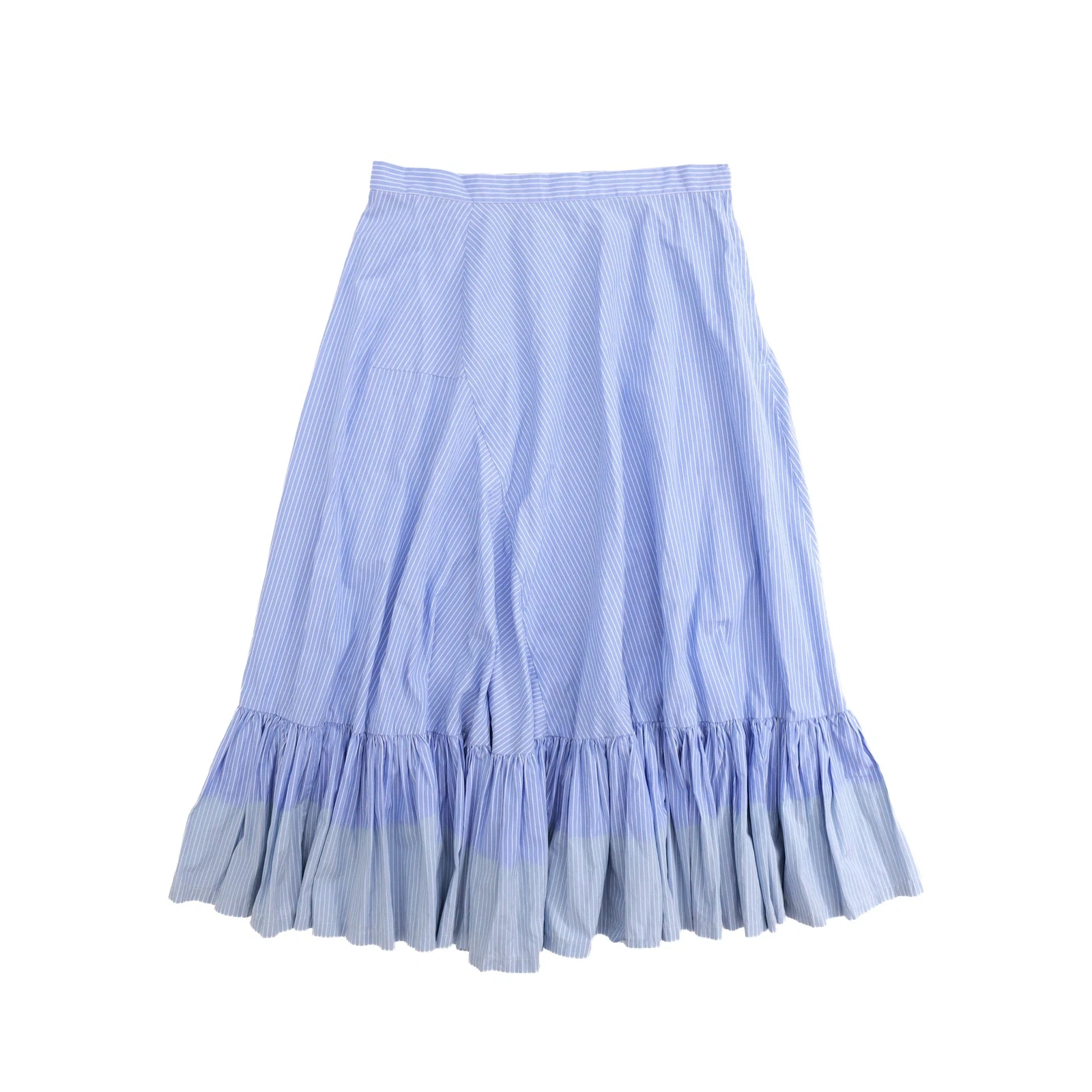 COMME DES GARÇONS Jupe mi-longue Bleu vintage, passéist — photo 3