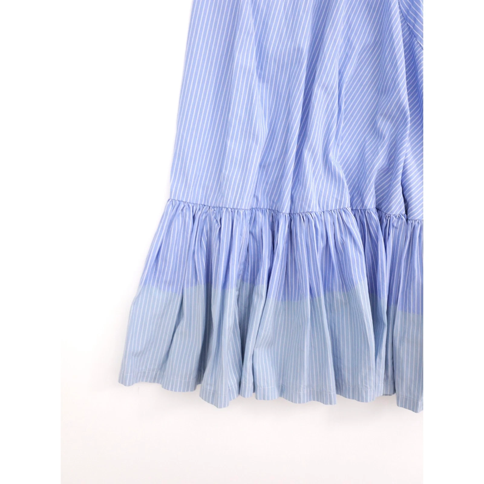 COMME DES GARÇONS Jupe mi-longue Bleu vintage, passéist — photo 4