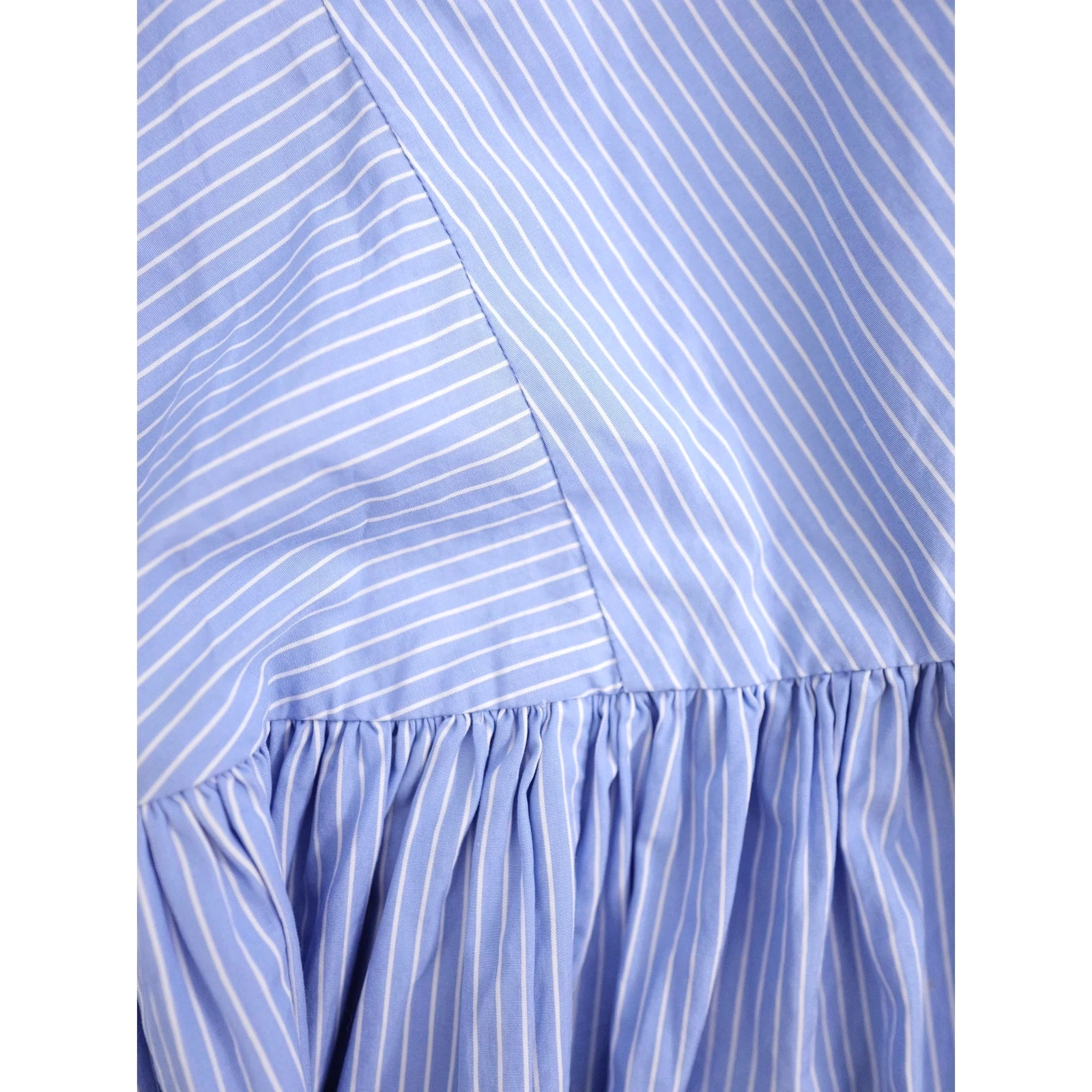 COMME DES GARÇONS Jupe mi-longue Bleu vintage, passéist — photo 7
