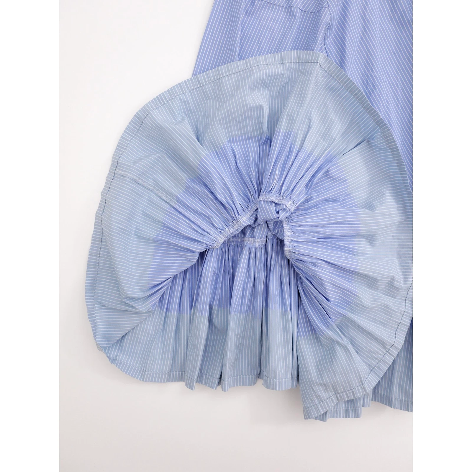 COMME DES GARÇONS Jupe mi-longue Bleu vintage, passéist — photo 8