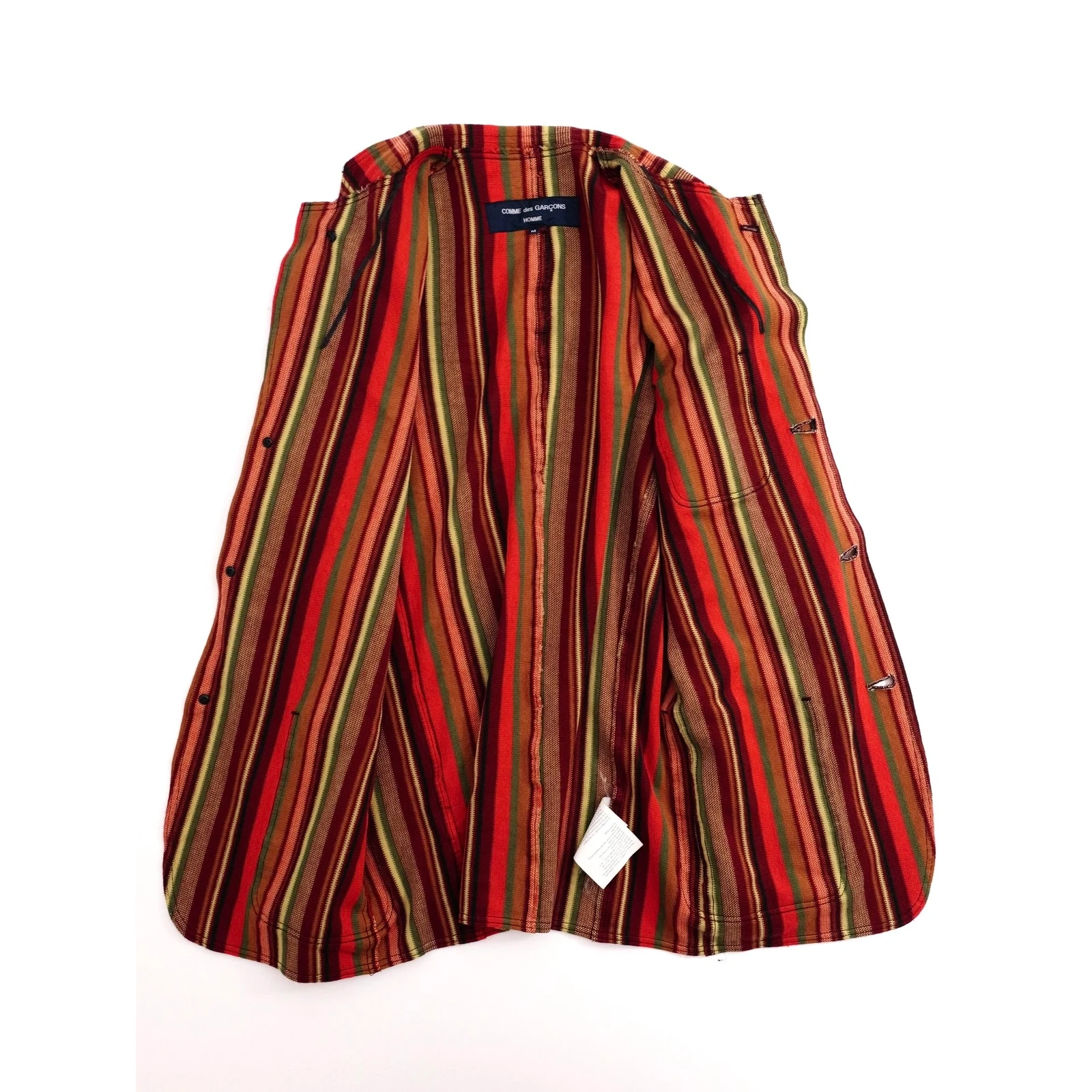 COMME DES GARÇONS Gilet en laine Multicolore vintage, passéist — photo 10