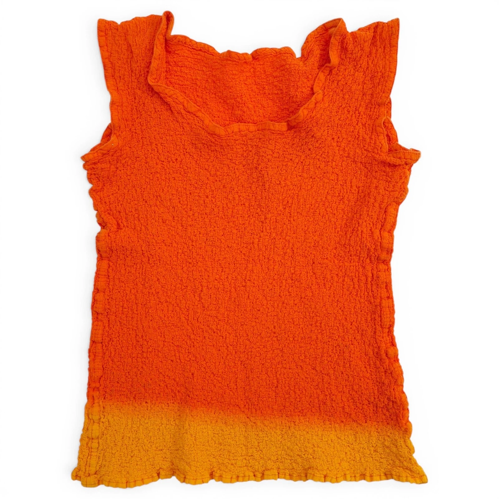ISSEY MIYAKE Gilet Orange vintage, passéist — photo 1
