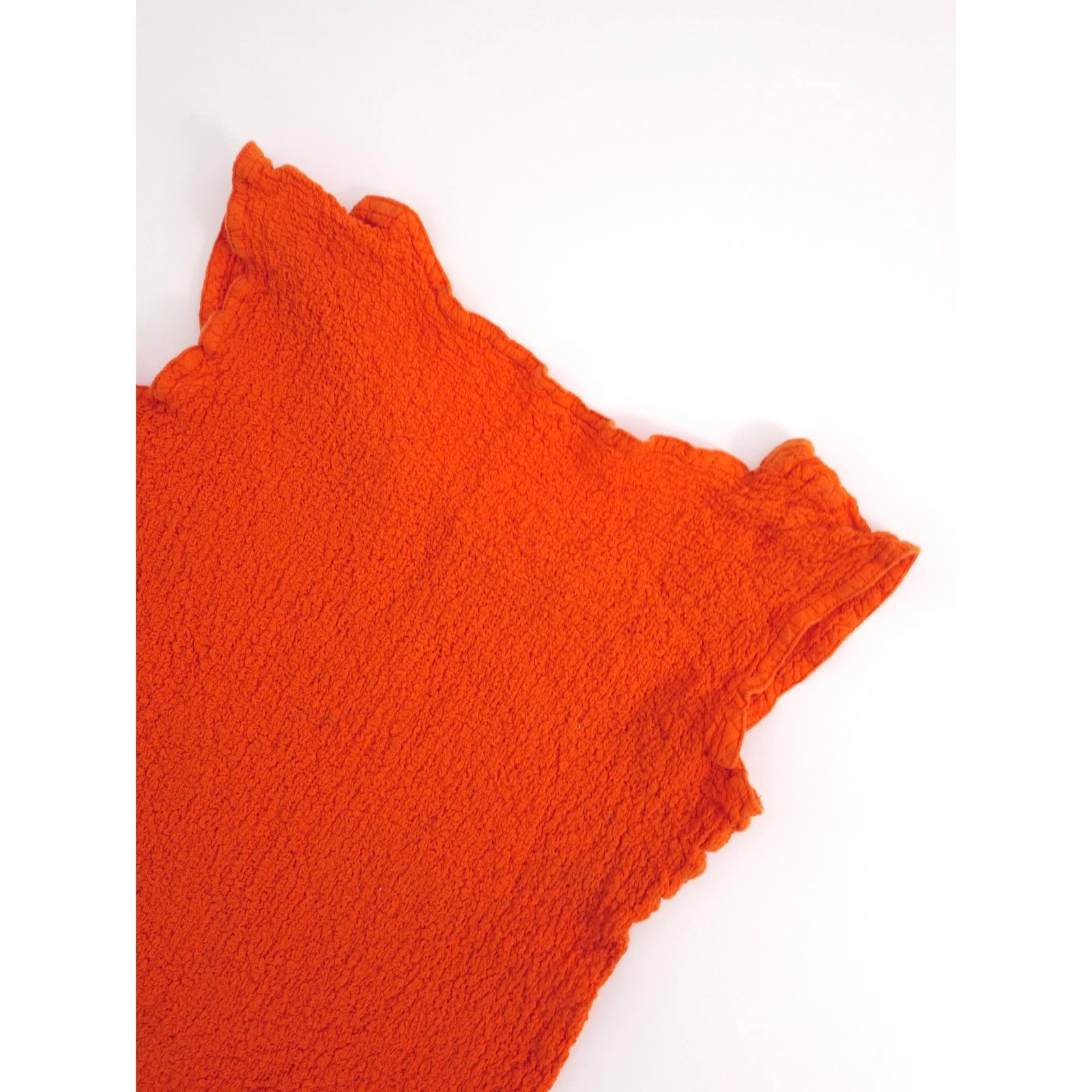 ISSEY MIYAKE Gilet Orange vintage, passéist — photo 10