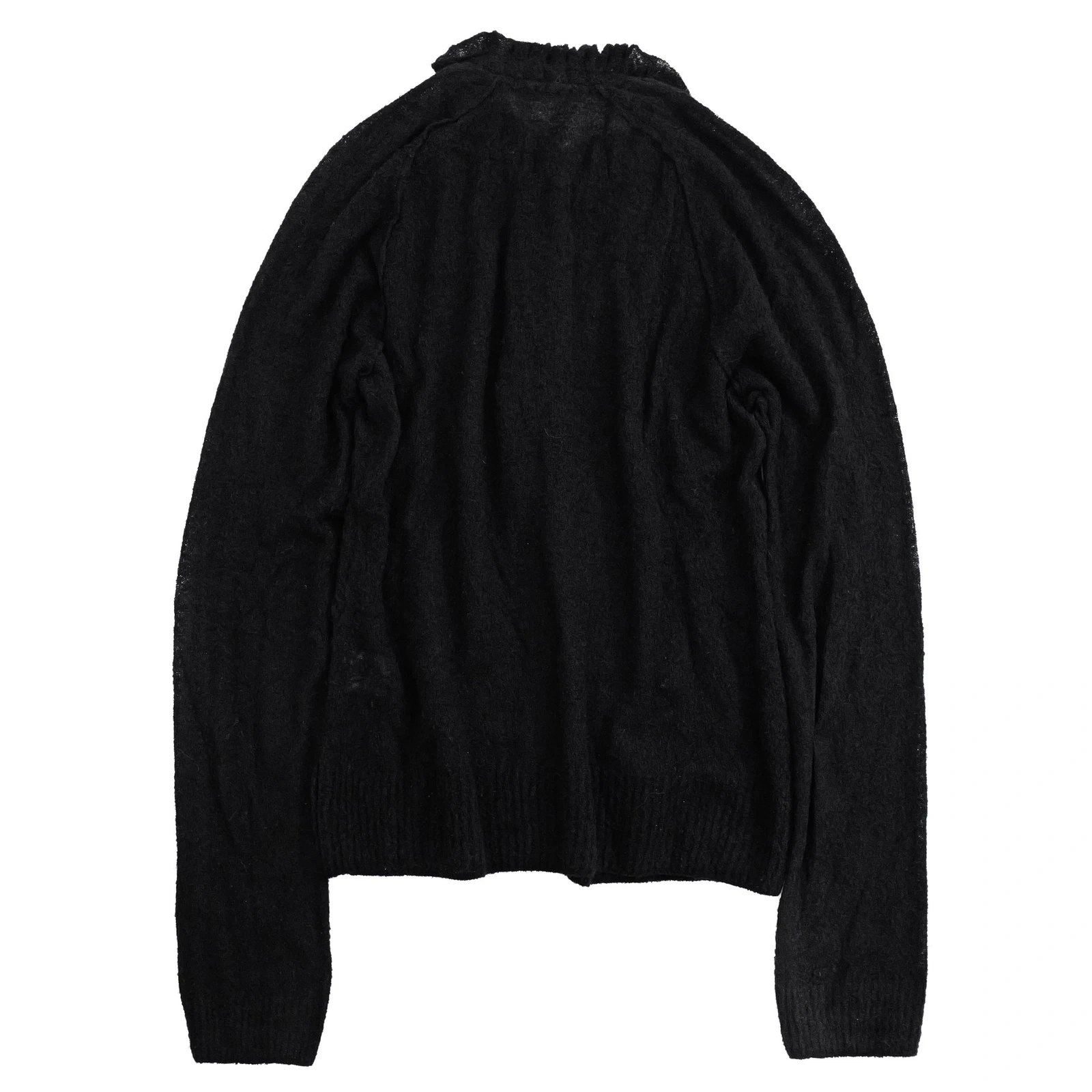 TSUMORI CHISATO Cardigan en laine Noir vintage, passéist — photo 12