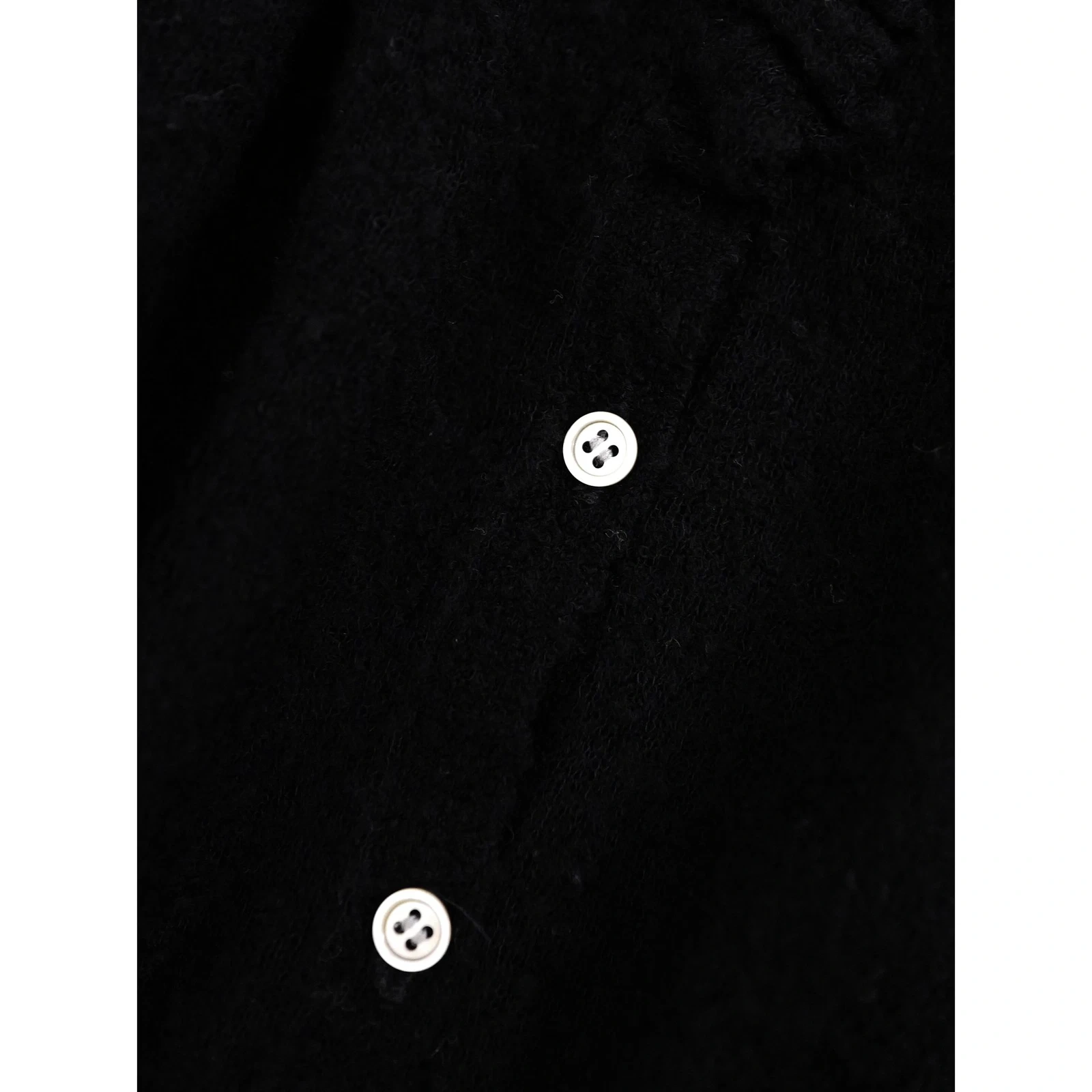 TSUMORI CHISATO Cardigan en laine Noir vintage, passéist — photo 4
