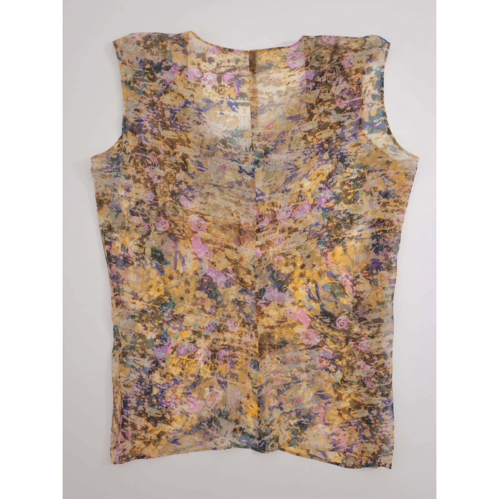 ISSEY MIYAKE Blouse Jaune vintage, passéist — photo 14