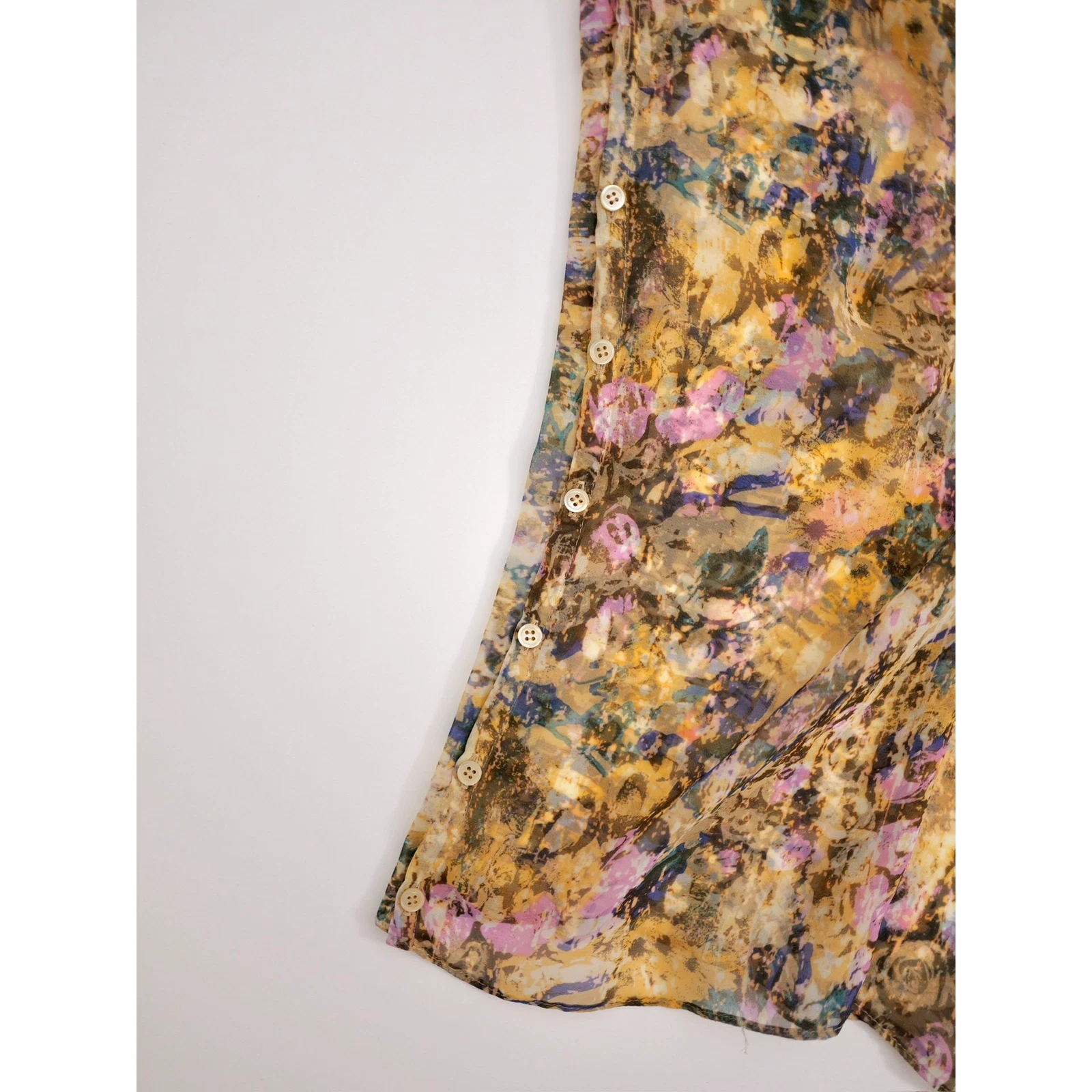 ISSEY MIYAKE Blouse Jaune vintage, passéist — photo 5