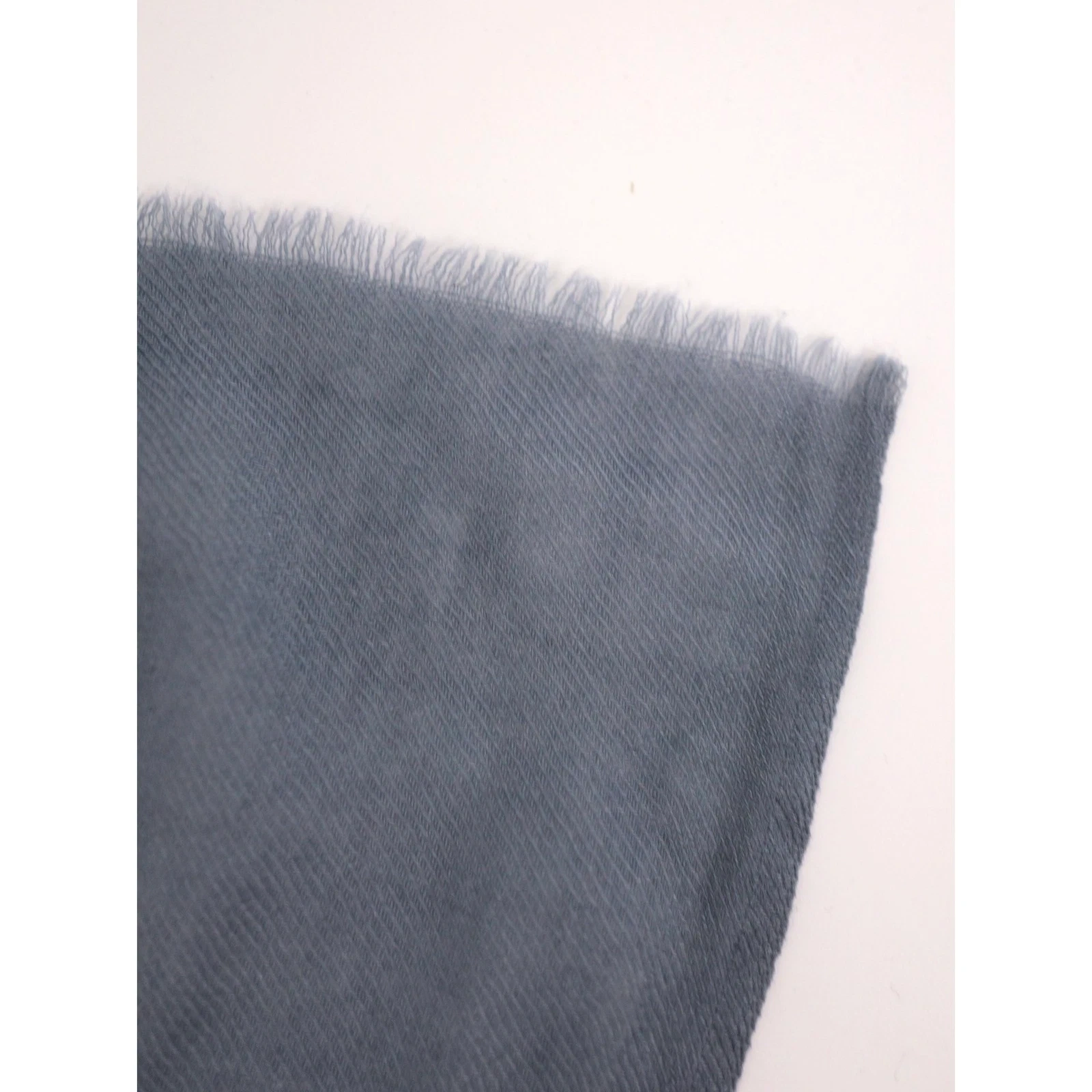 YOHJI YAMAMOTO Echarpe en laine Gris vintage, passéist — photo 8