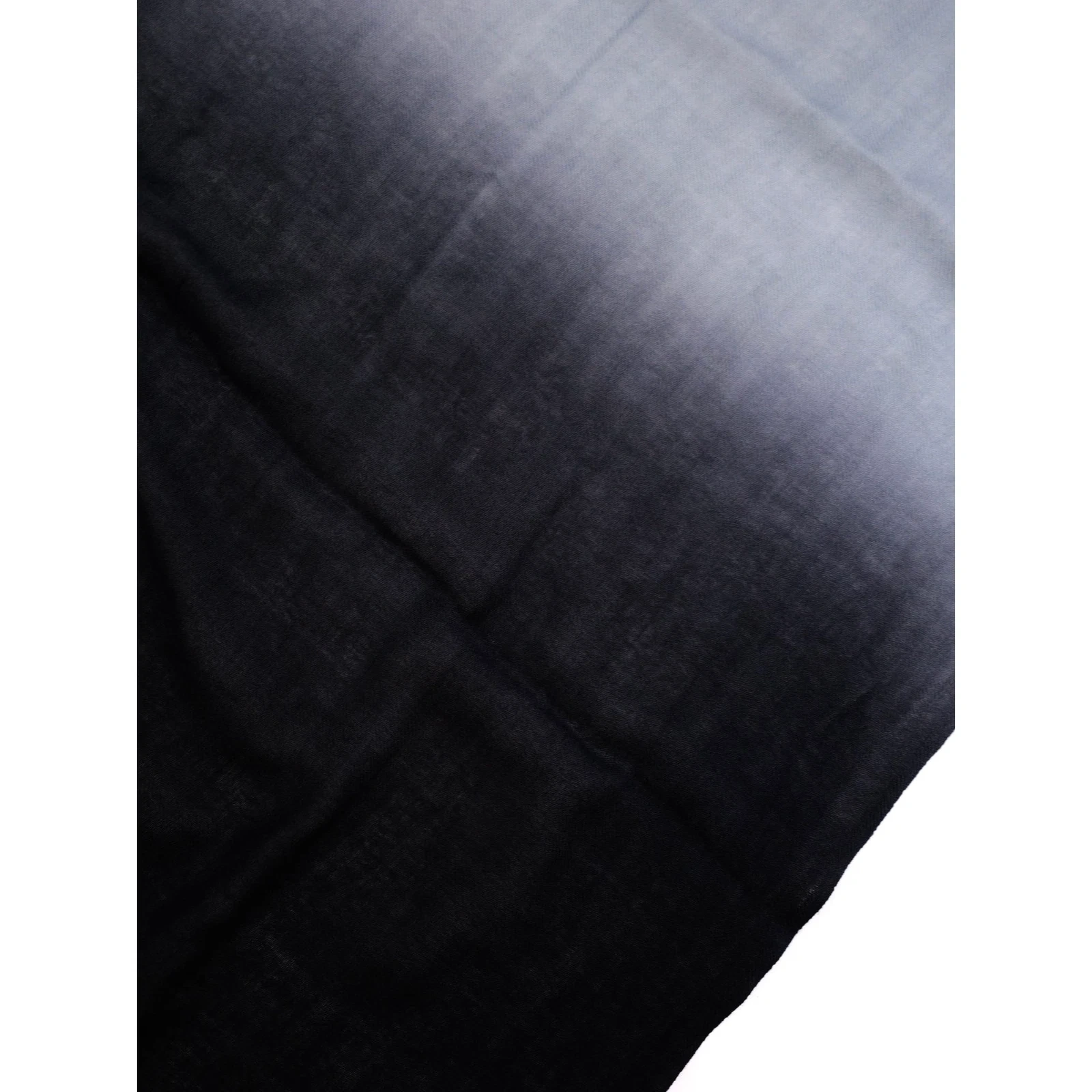 YOHJI YAMAMOTO Echarpe en laine Gris vintage, passéist — photo 9