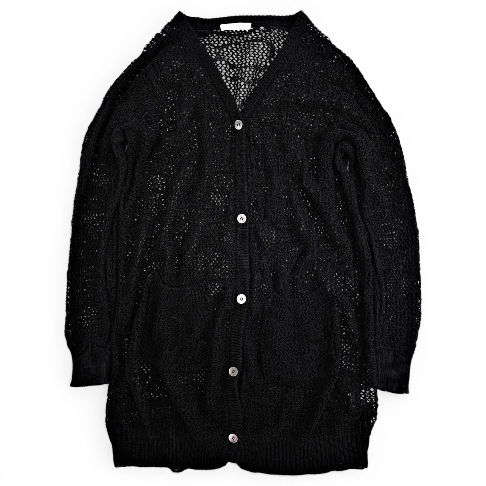 TSUMORI CHISATO Cardigan Noir vintage, passéist — photo 1
