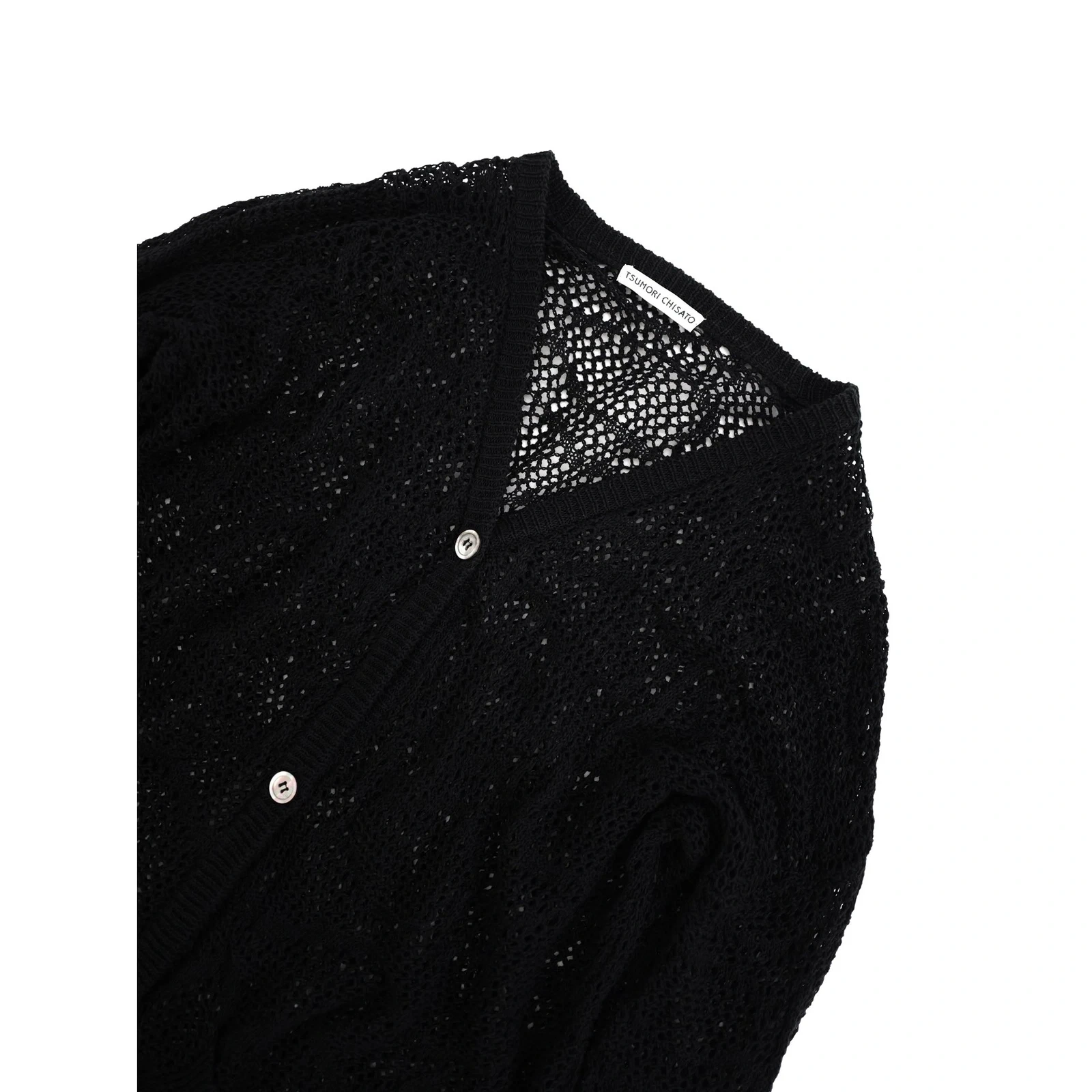 TSUMORI CHISATO Cardigan Noir vintage, passéist — photo 2