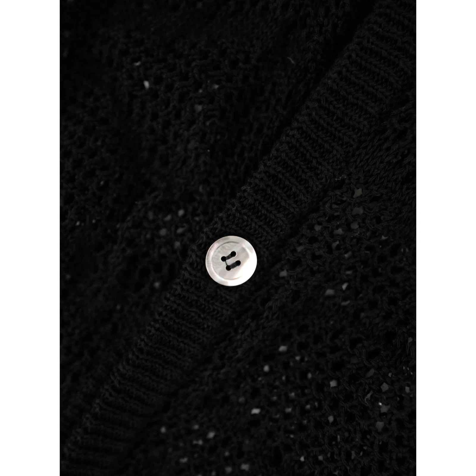 TSUMORI CHISATO Cardigan Noir vintage, passéist — photo 5