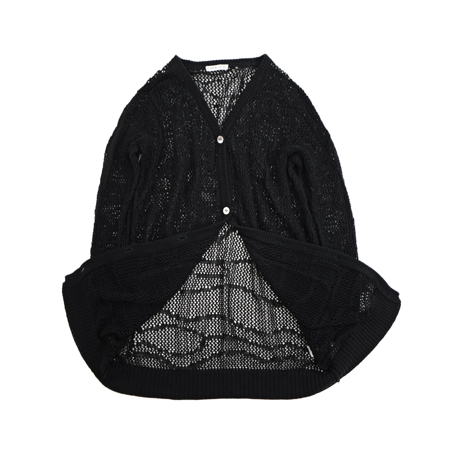 TSUMORI CHISATO Cardigan Noir vintage, passéist — photo 8