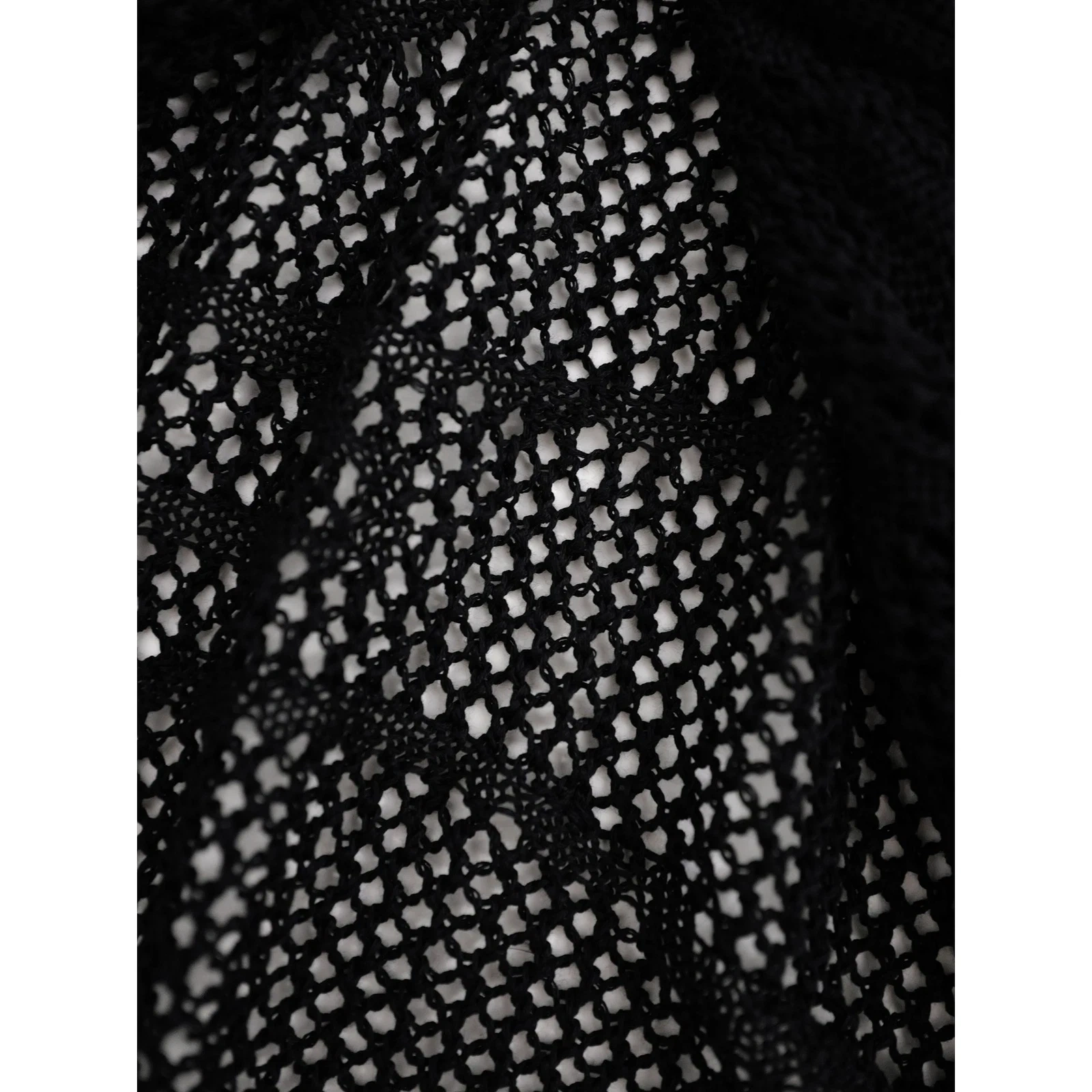 TSUMORI CHISATO Cardigan Noir vintage, passéist — photo 10