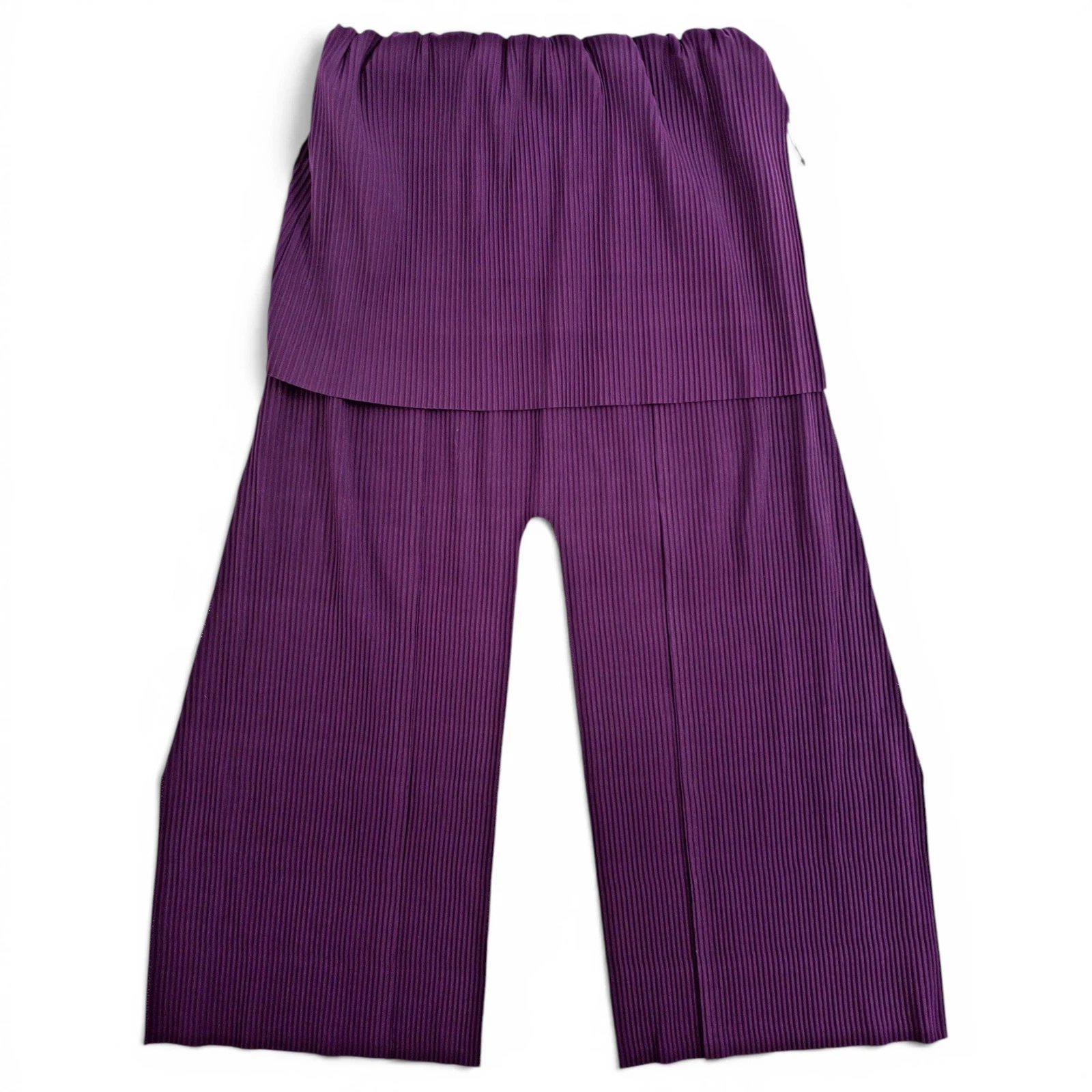 ISSEY MIYAKE Pantalon large Violet vintage, passéist — photo 1