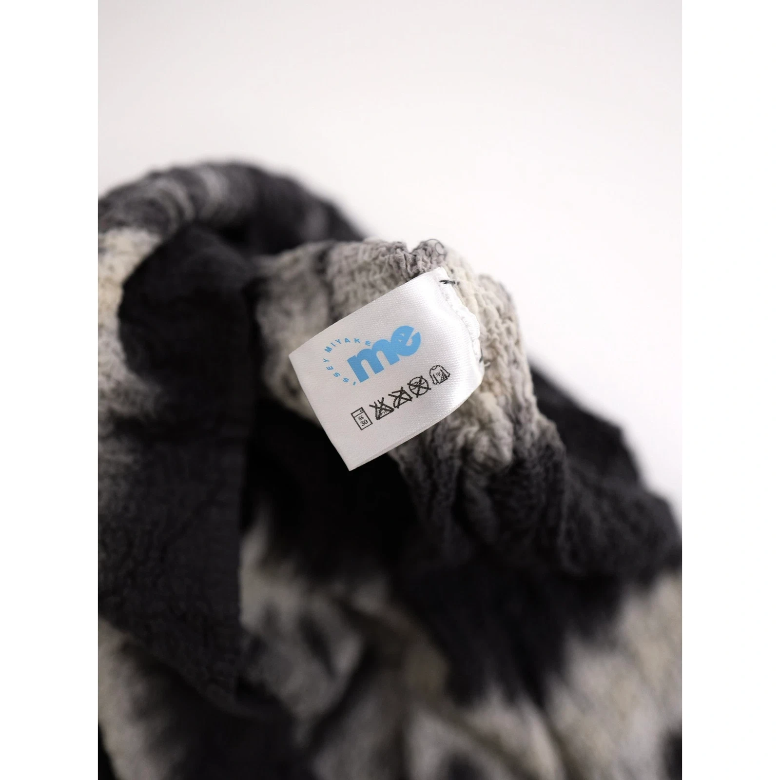 ISSEY MIYAKE Blouse Gris vintage, passéist — photo 11