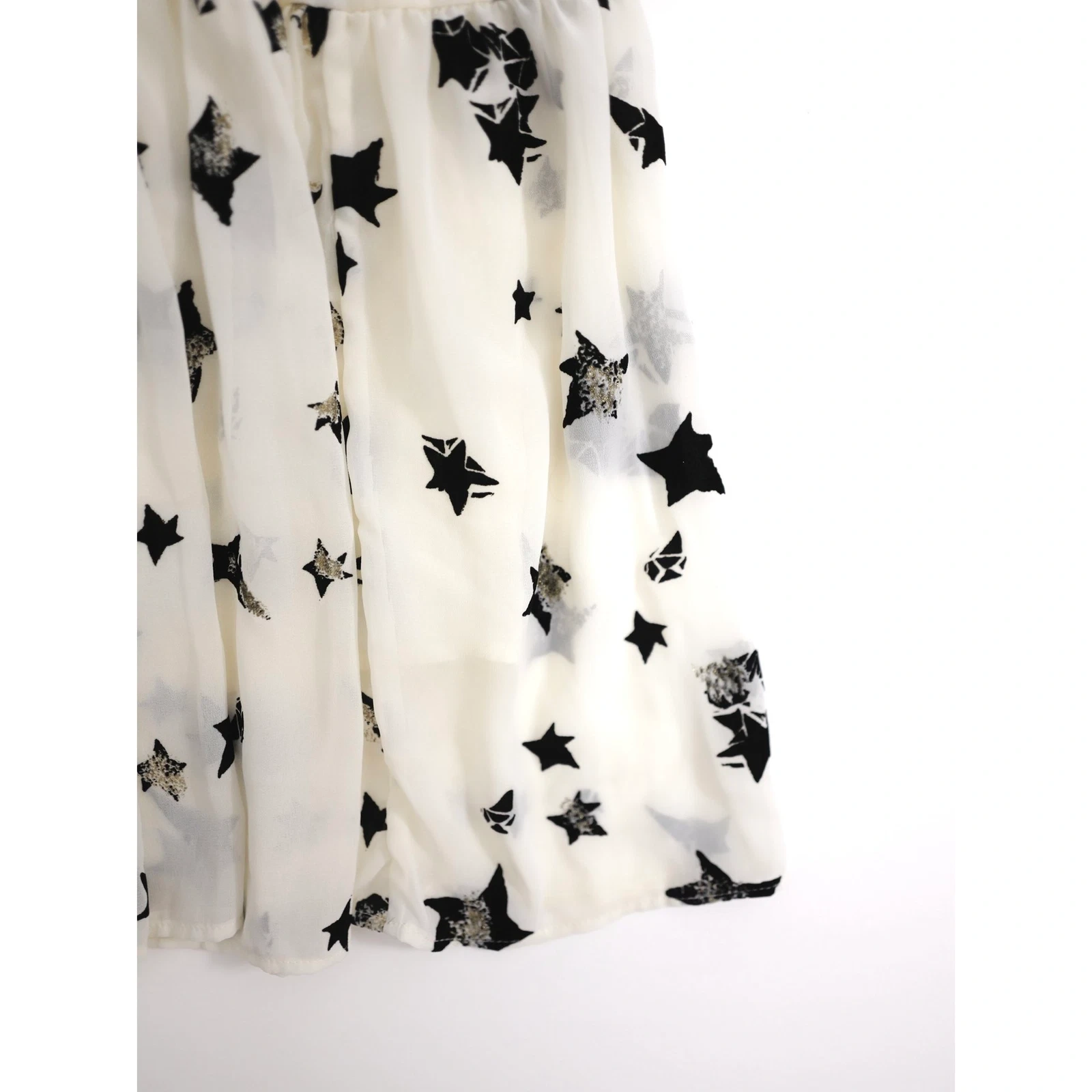 TSUMORI CHISATO Mini jupe Blanc vintage, passéist — photo 3