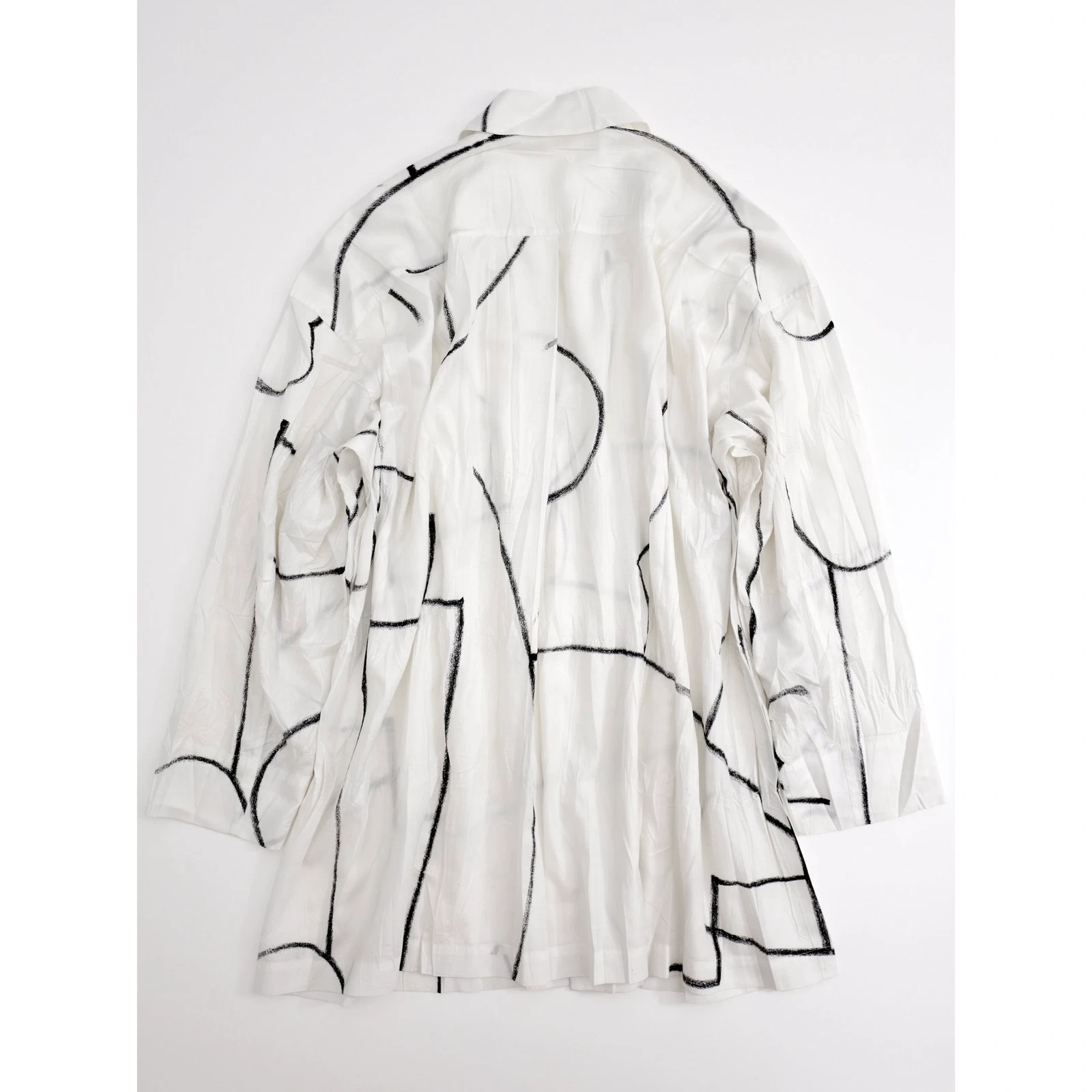 ISSEY MIYAKE Veste Blanc vintage, passéist — photo 13
