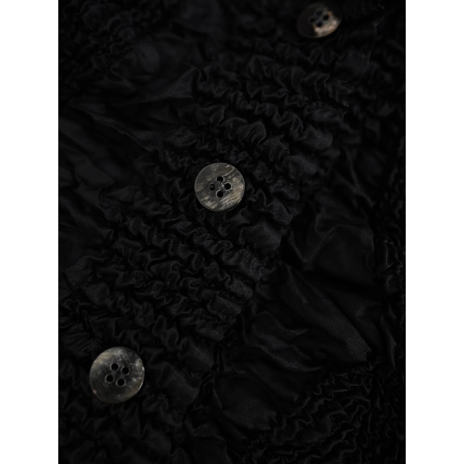 YOSHIKI HISHINUMA Chemise Noir vintage, passéist — photo 4