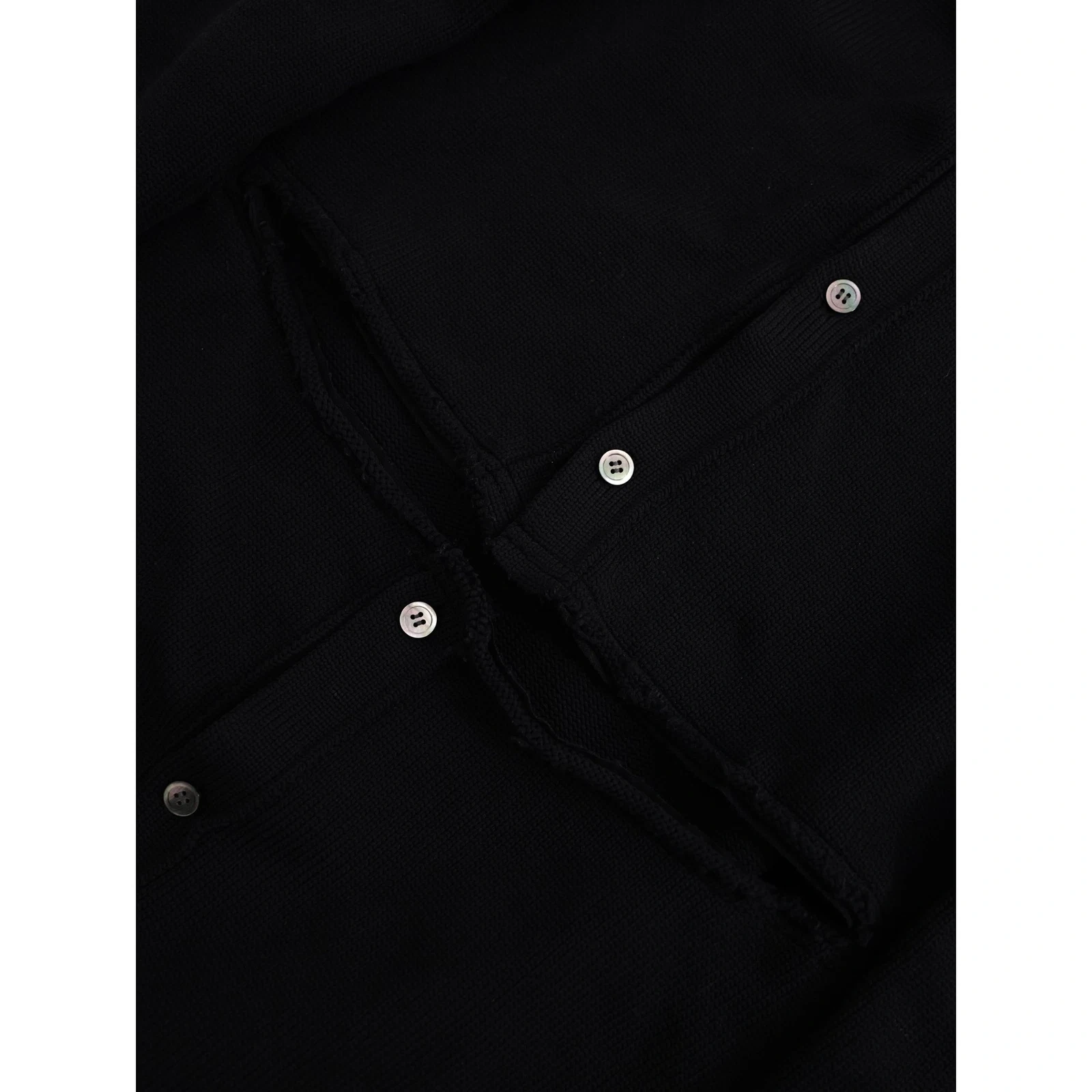 COMME DES GARÇONS Gilet long Noir vintage, passéist — photo 4