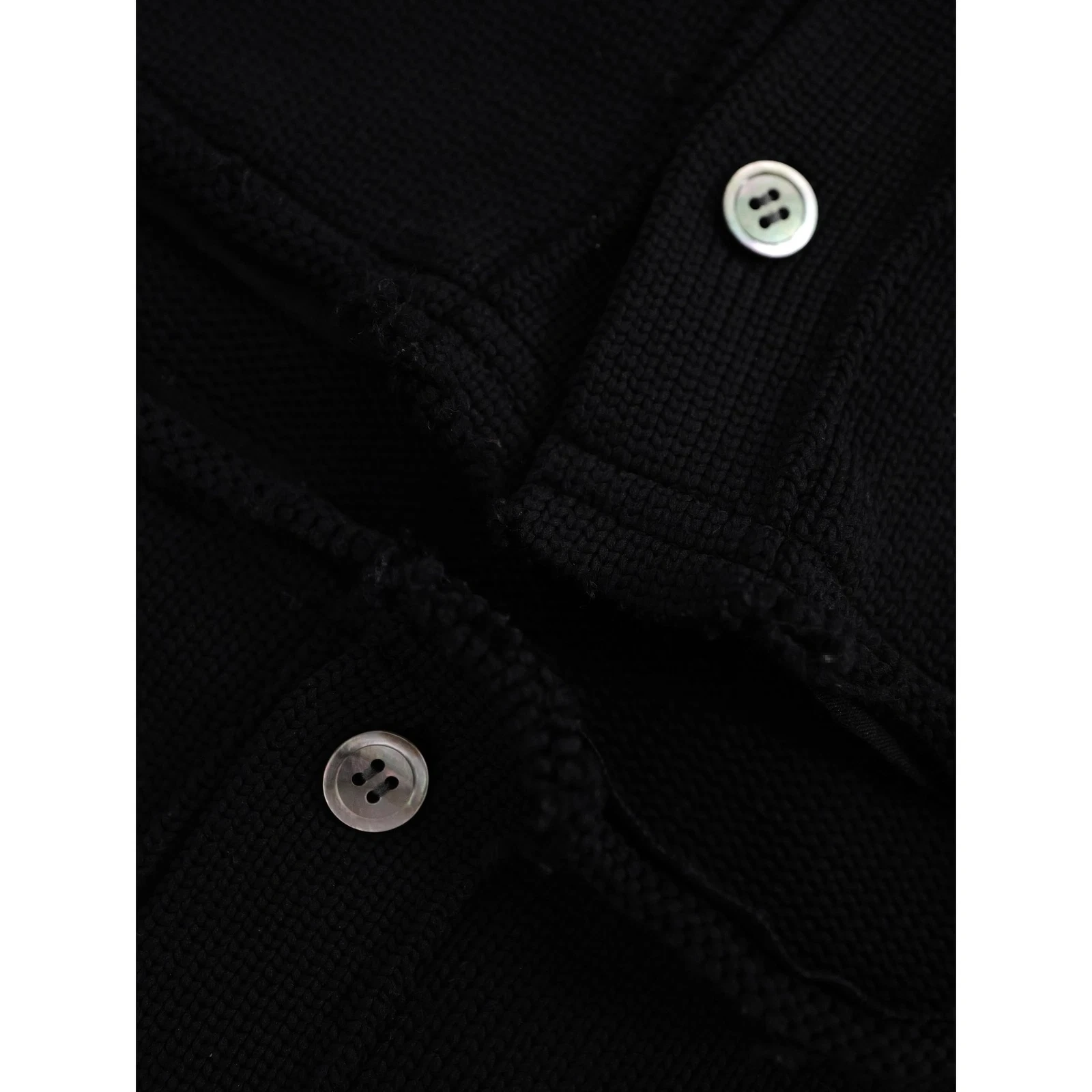 COMME DES GARÇONS Gilet long Noir vintage, passéist — photo 5