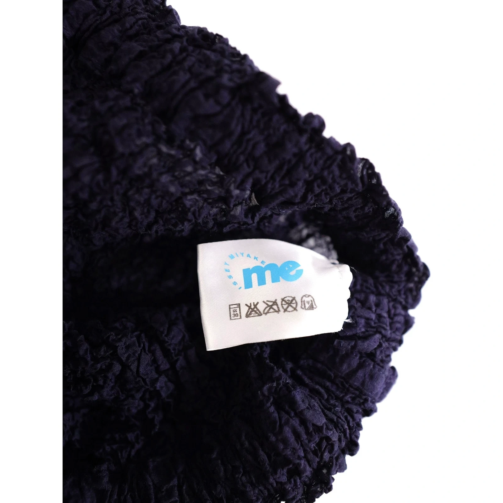 ISSEY MIYAKE Jupe mi-longue Marine vintage, passéist — photo 11