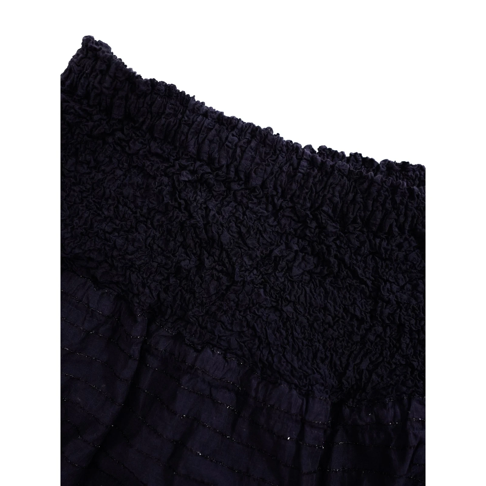ISSEY MIYAKE Jupe mi-longue Marine vintage, passéist — photo 13