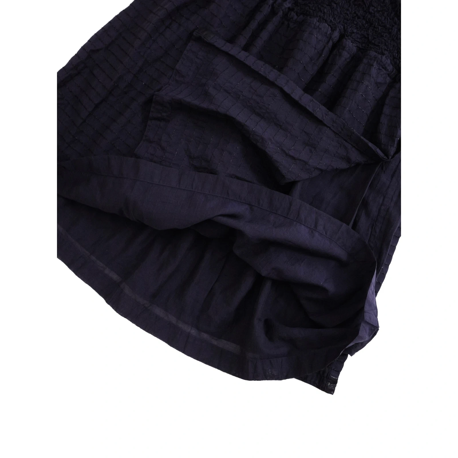 ISSEY MIYAKE Jupe mi-longue Marine vintage, passéist — photo 6