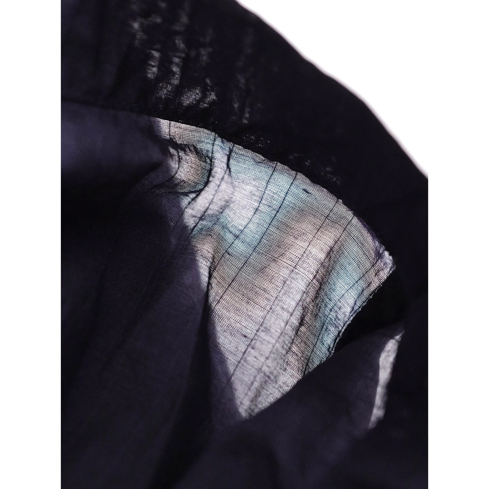 ISSEY MIYAKE Jupe mi-longue Marine vintage, passéist — photo 7