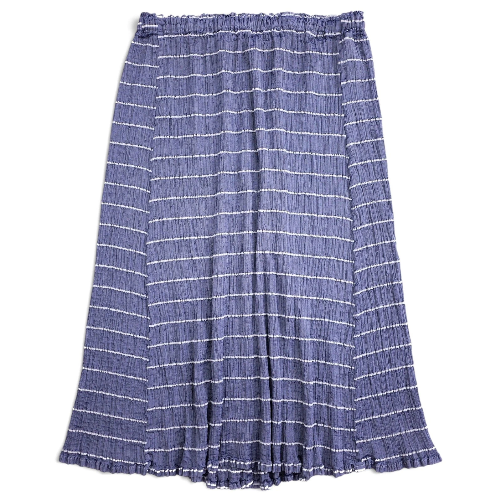 ISSEY MIYAKE Jupe mi-longue Bleu vintage, passéist — photo 1