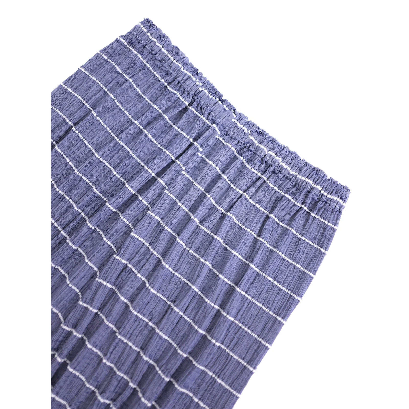 ISSEY MIYAKE Jupe mi-longue Bleu vintage, passéist — photo 11