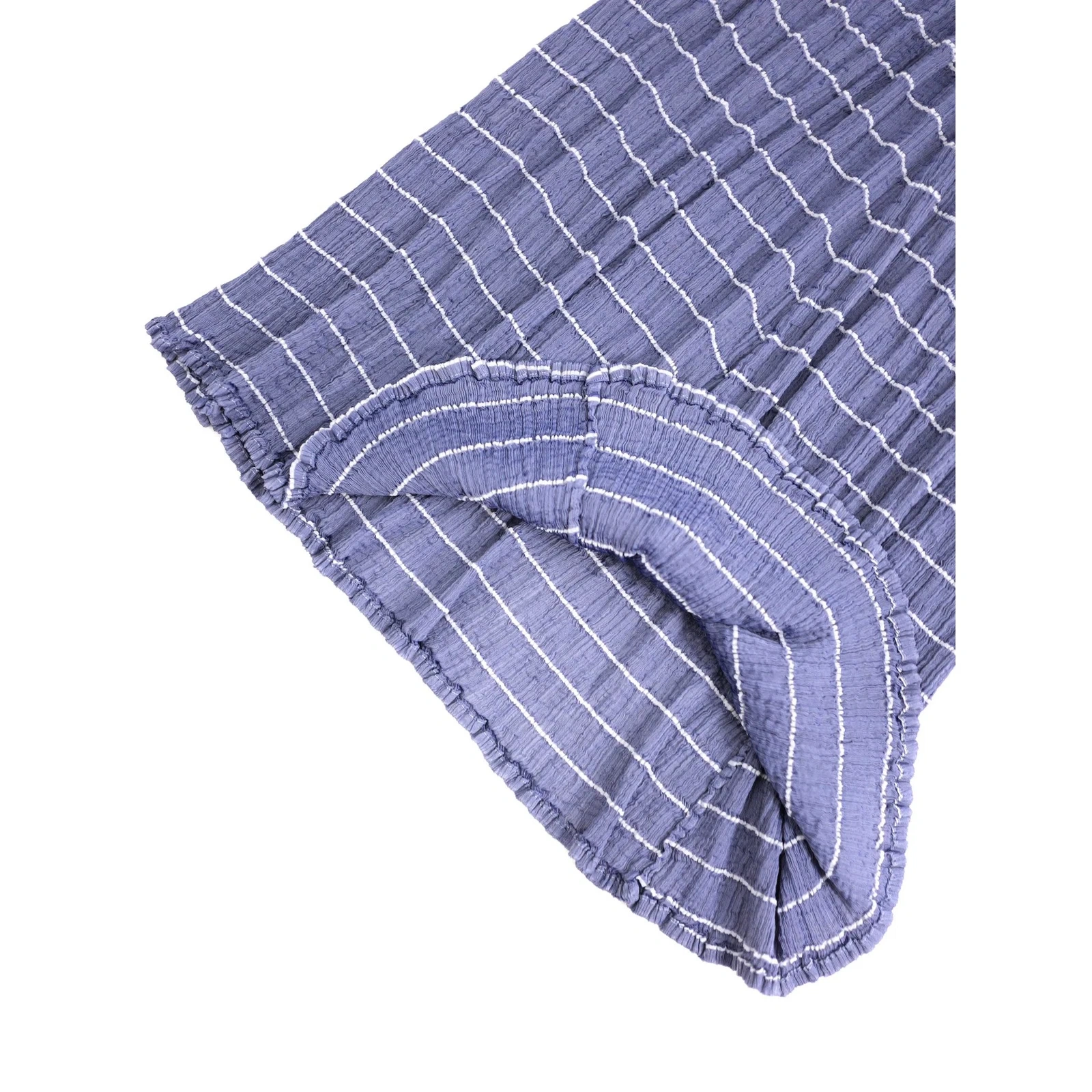 ISSEY MIYAKE Jupe mi-longue Bleu vintage, passéist — photo 6