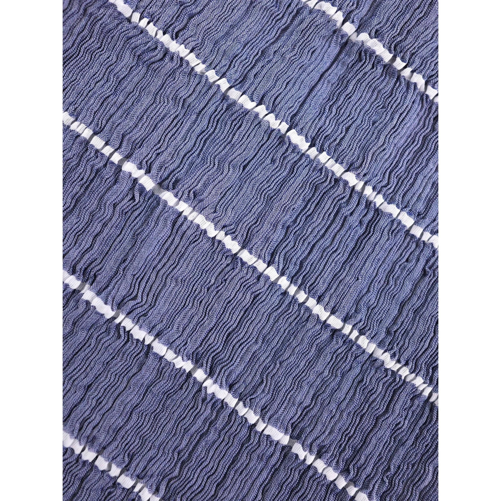 ISSEY MIYAKE Jupe mi-longue Bleu vintage, passéist — photo 8