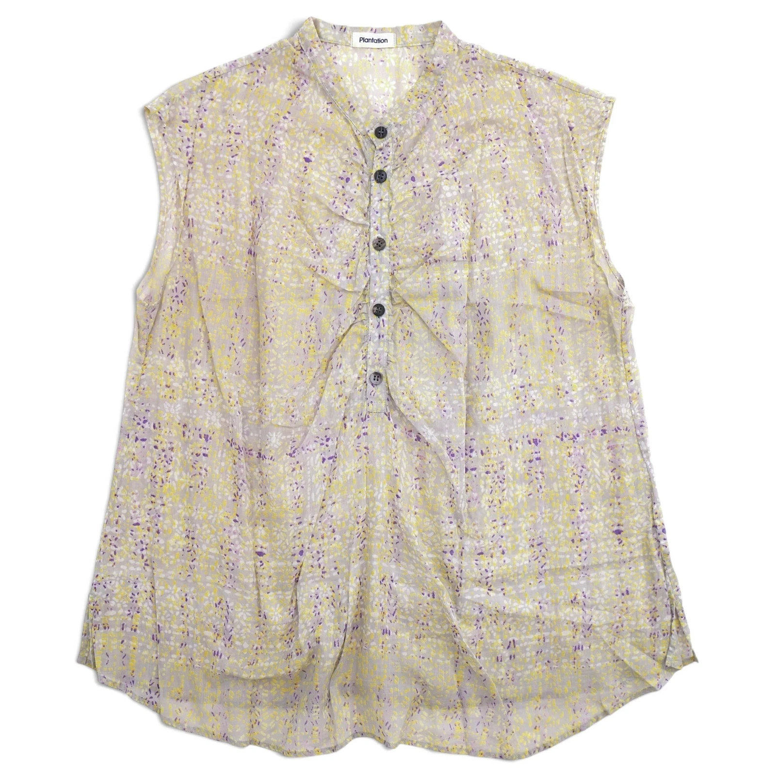 PLANTATION Blouse Multicolore vintage, passéist — photo 1