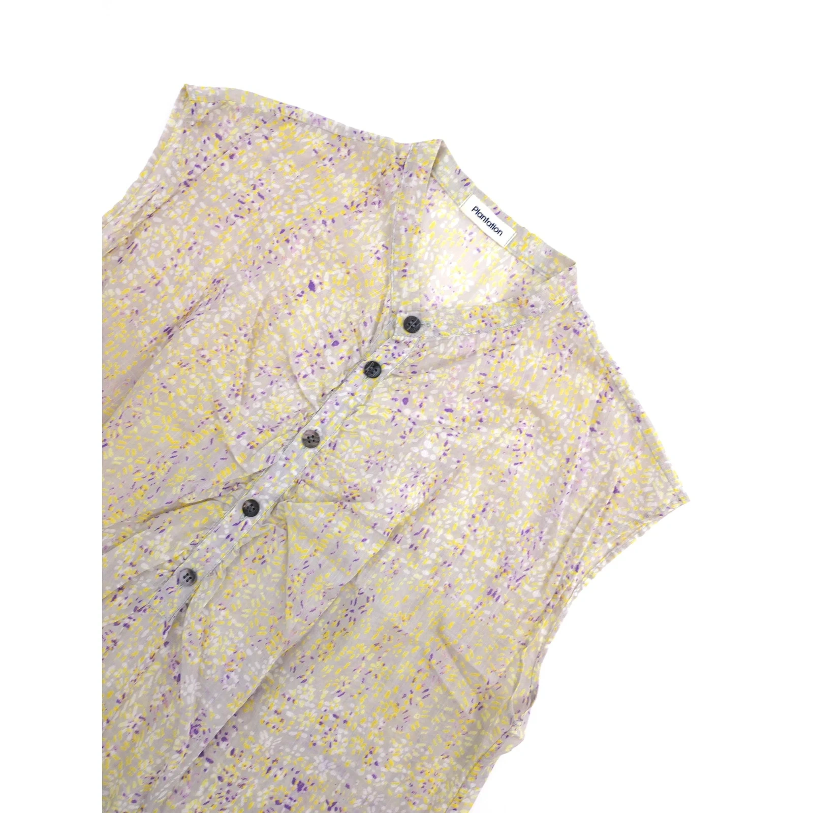PLANTATION Blouse Multicolore vintage, passéist — photo 2