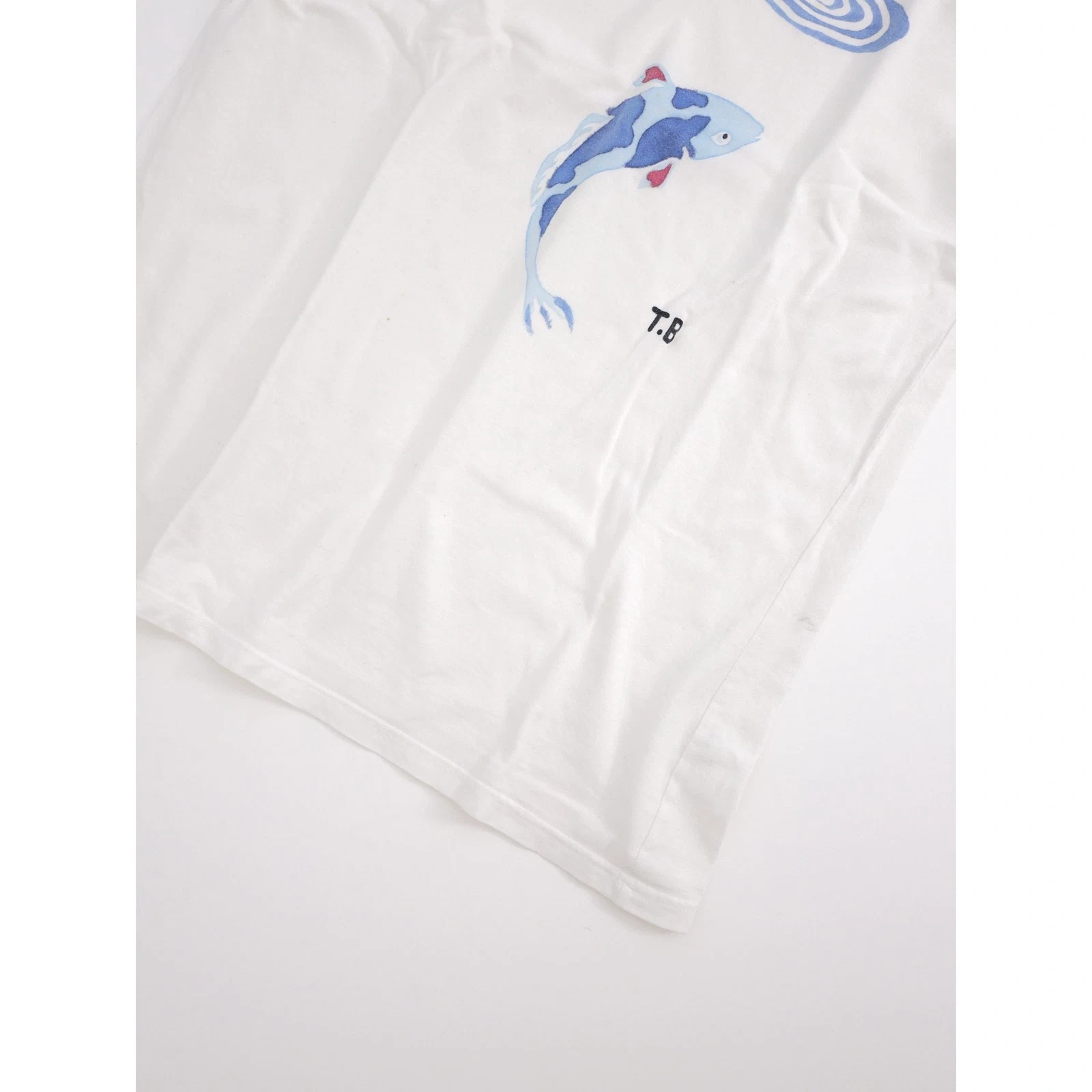 TIGRE BROCANTE T-shirt Blanc vintage, passéist — photo 3