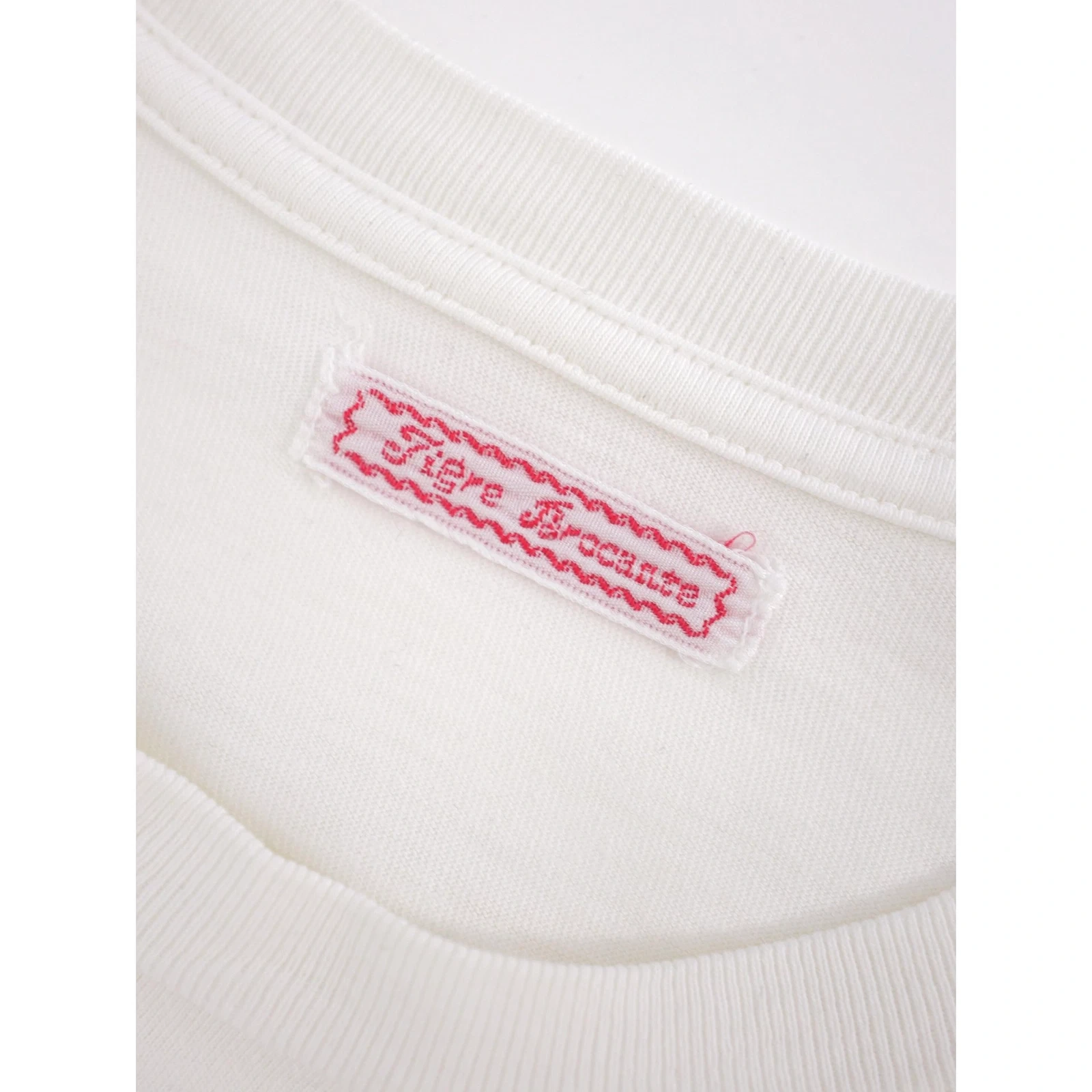 TIGRE BROCANTE T-shirt Blanc vintage, passéist — photo 5